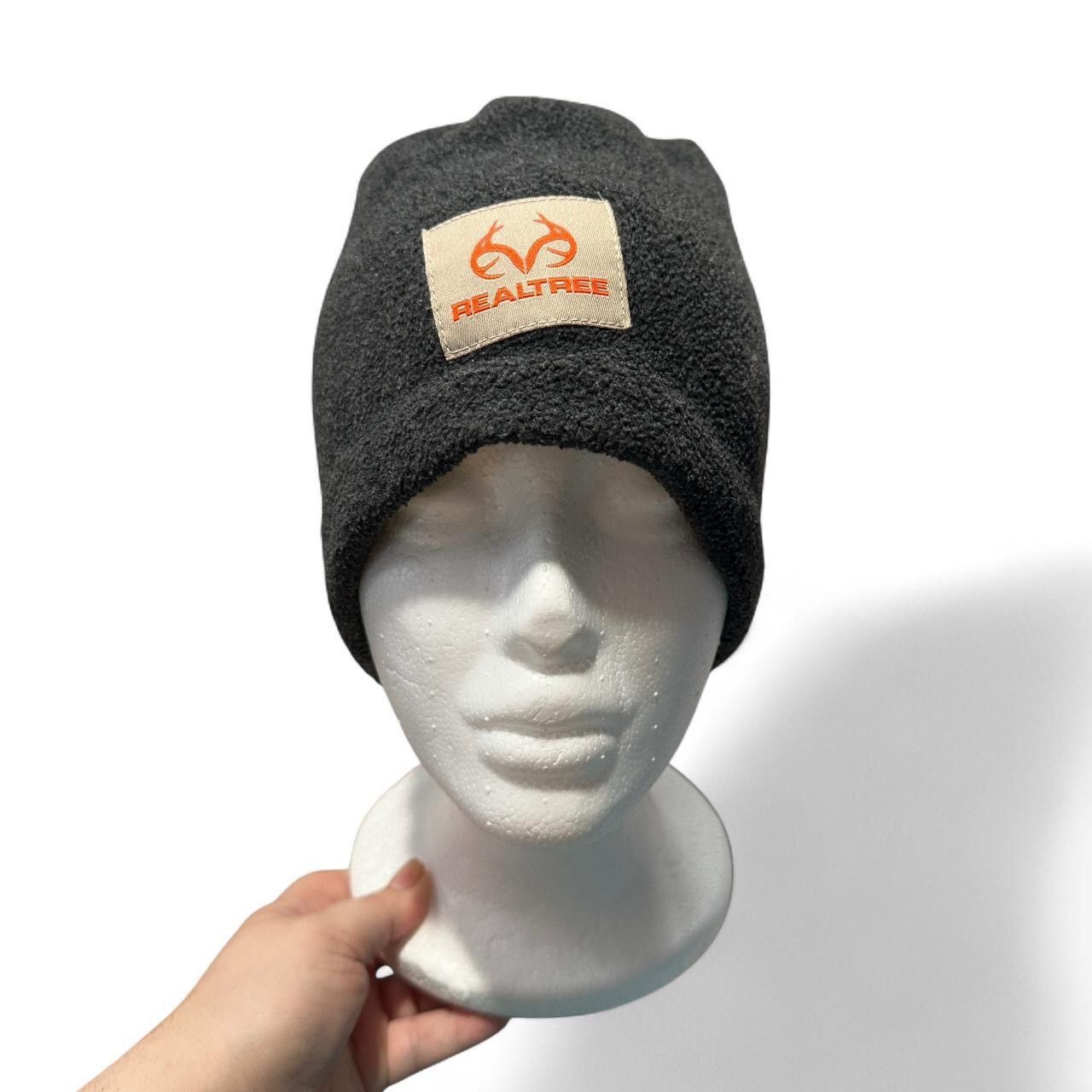 Realtree Realtree Beanie Adult Reversible Grey and Yellow Fleece Size ONE SIZE - 7 Thumbnail