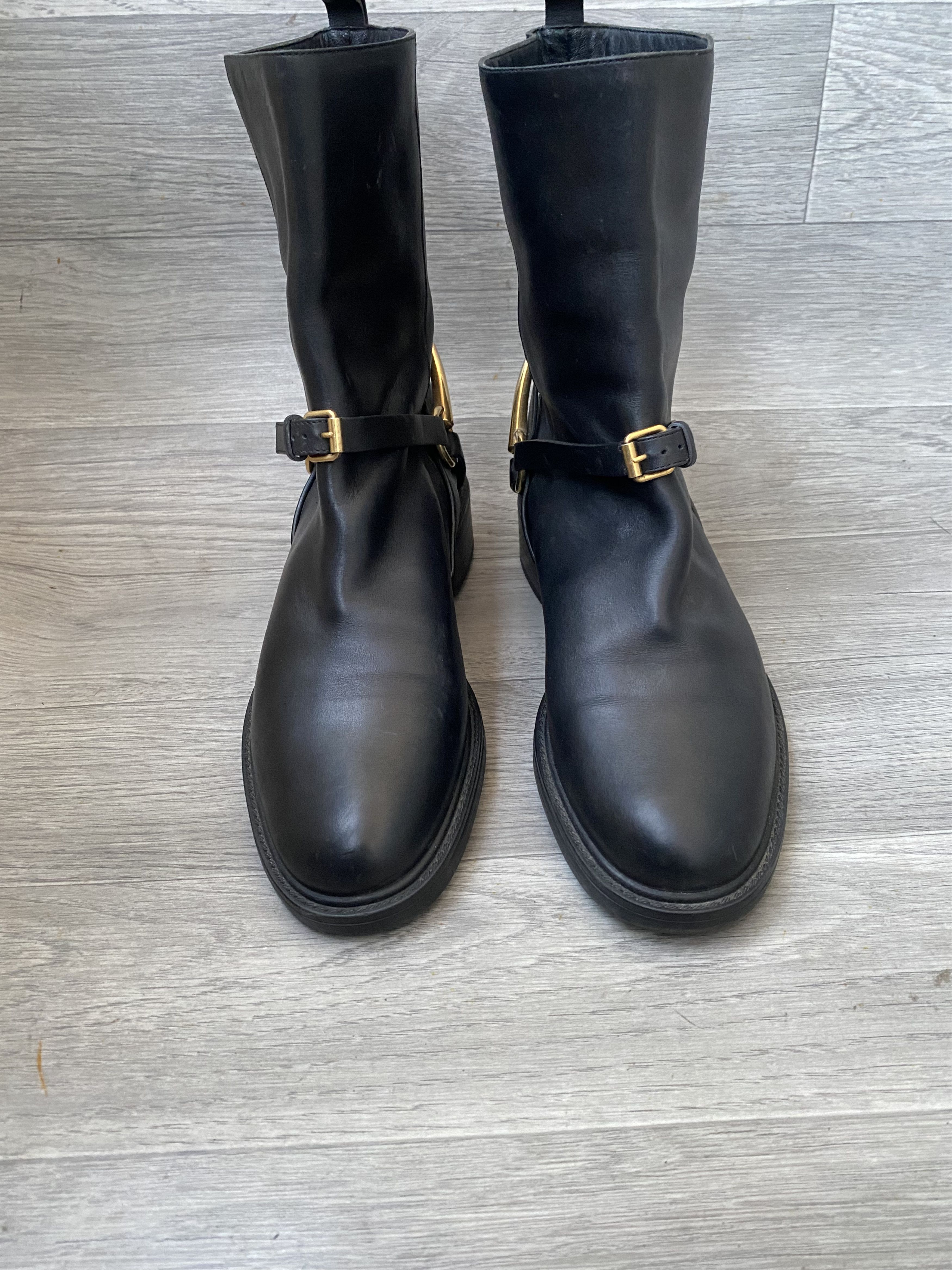 Gucci Gucci horsebit black leathers boots Size US 8 / IT 38 - 2 Thumbnail