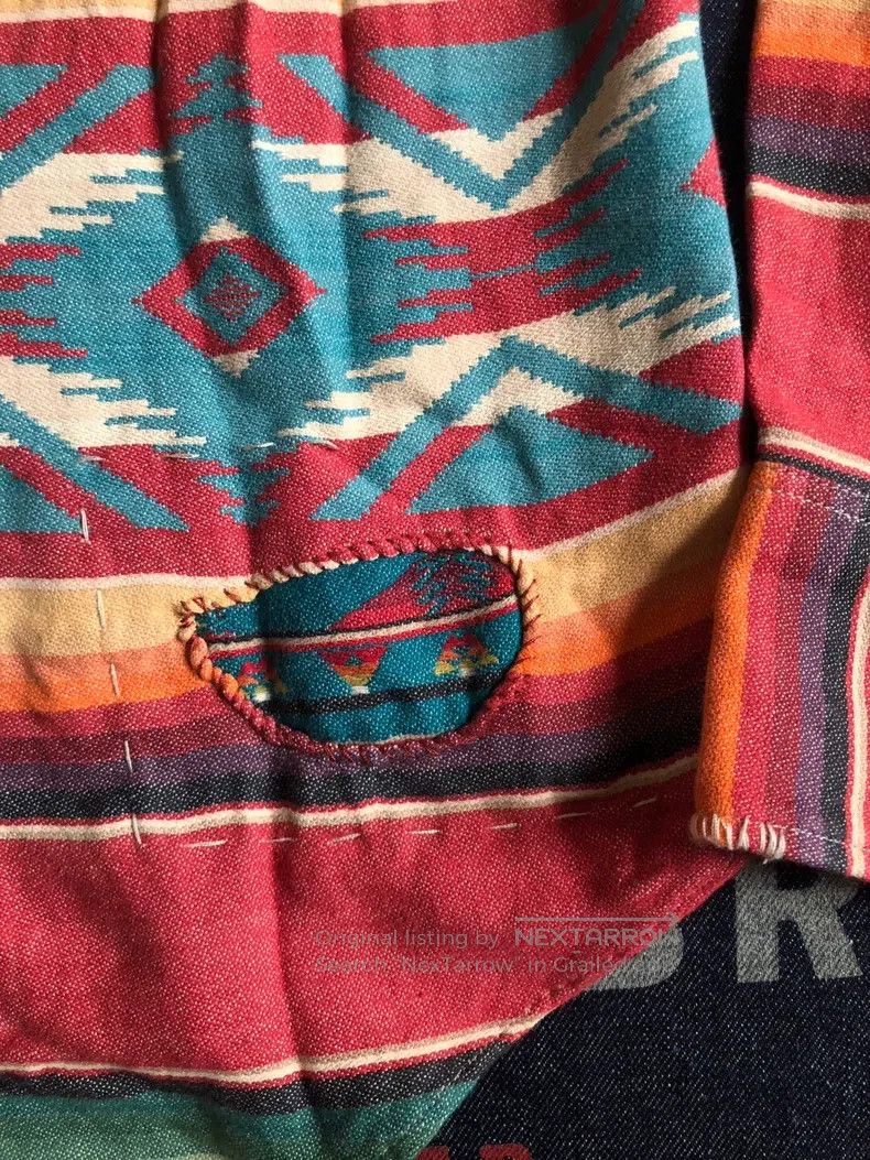 RRL Ralph Lauren RRL Ralph Lauren Early vintage patch rainbow shirt Size US S / EU 44-46 / 1 - 7 Thumbnail