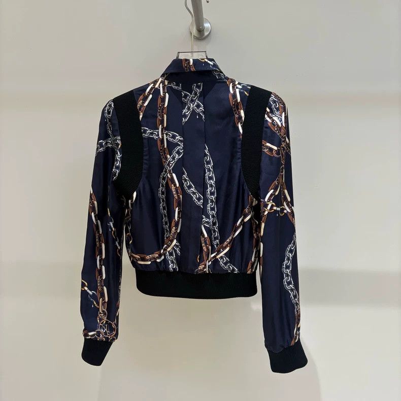 Louis Vuitton Louis Vuitton Contrasting Mulberry Silk Old-print Chain Re Size XS / US 0-2 / IT 36-38 - 5 Thumbnail