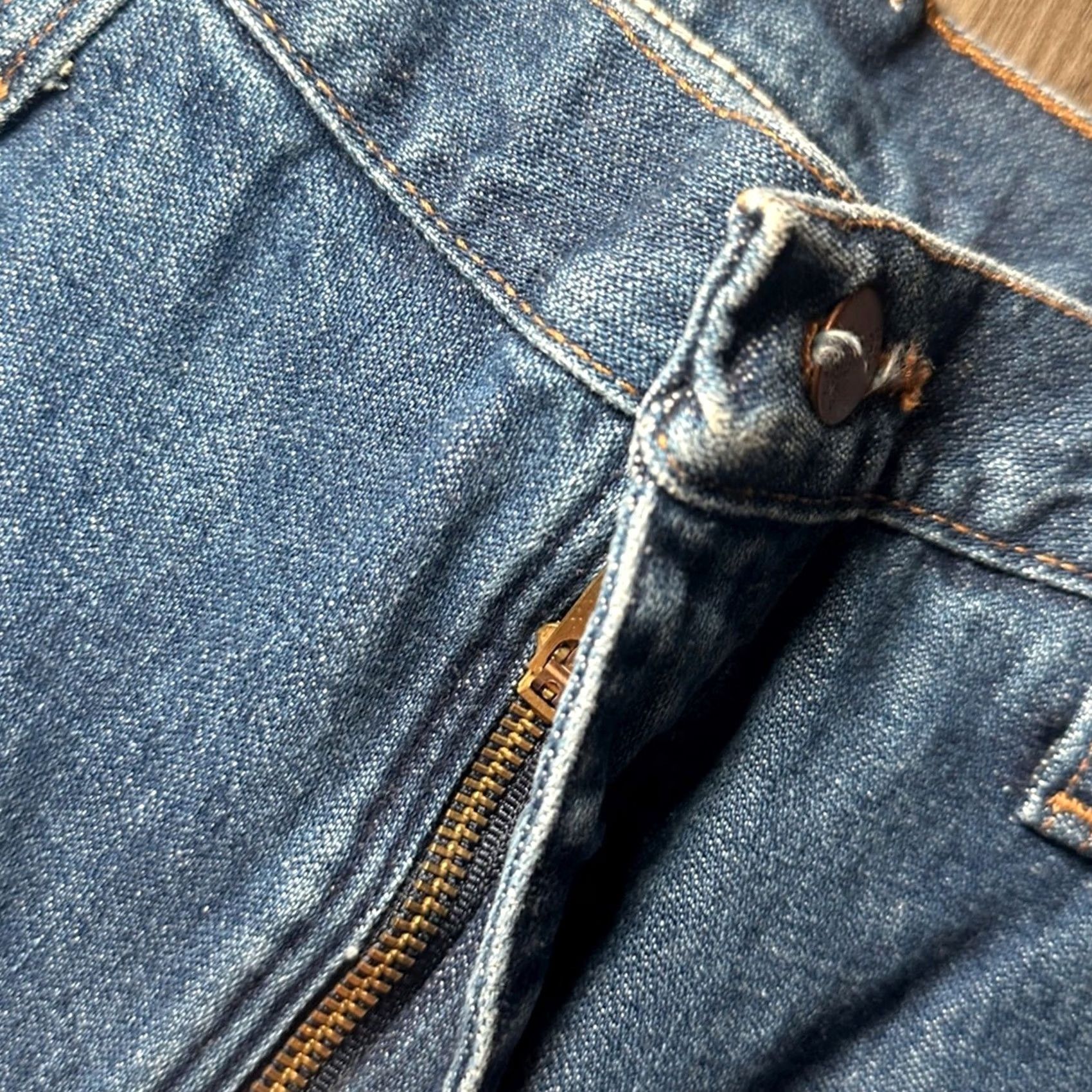 Wrangler VINTAGE Wrangler Cowboy Cut Original Fit Straight Jeans 34x34 Mens Blue 34 Regular Straight Jeans Size US 34 / EU 50 - 7 Thumbnail