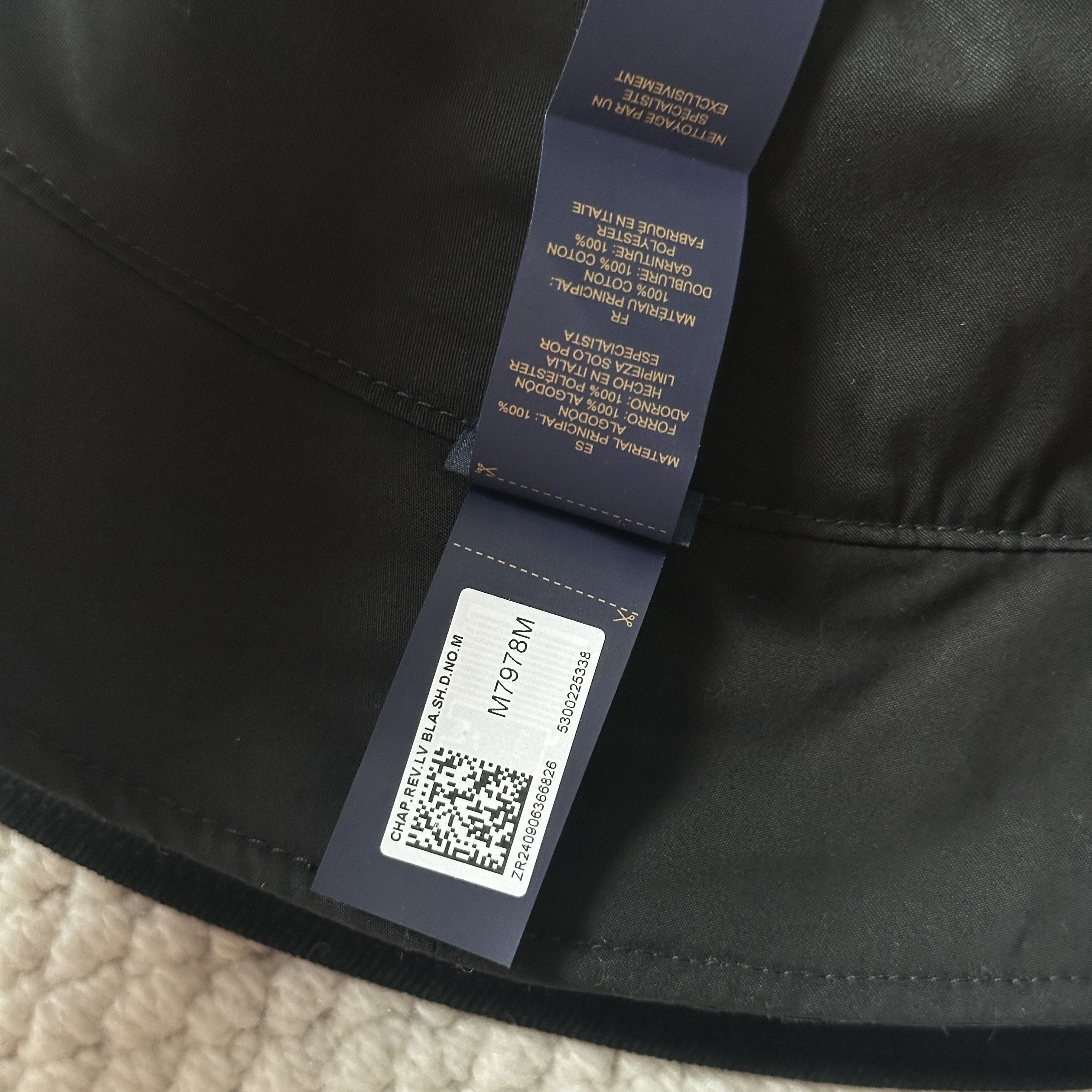 Louis Vuitton LV Blason Shading Denim Reversible Bucket Hat Size ONE SIZE - 8 Thumbnail