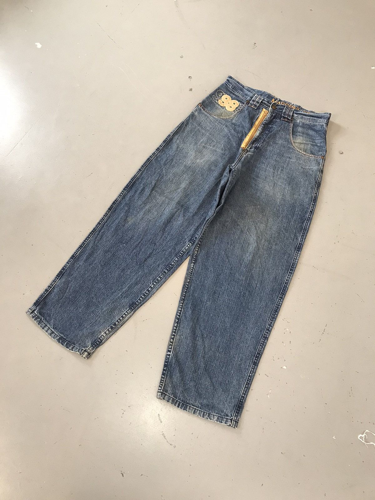 Vintage Mass Y2K Style HipHop Denim Size US 32 / EU 48 - 4 Thumbnail