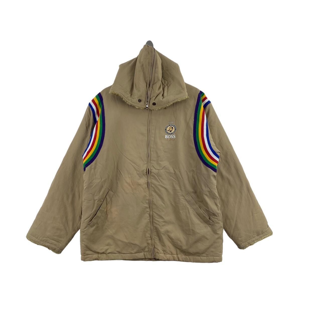 Other SUNTORY BOSS COFFEE Rainbow Jacket Hoodie Windbreaker Size L / US 10 / IT 46 - 1 Thumbnail