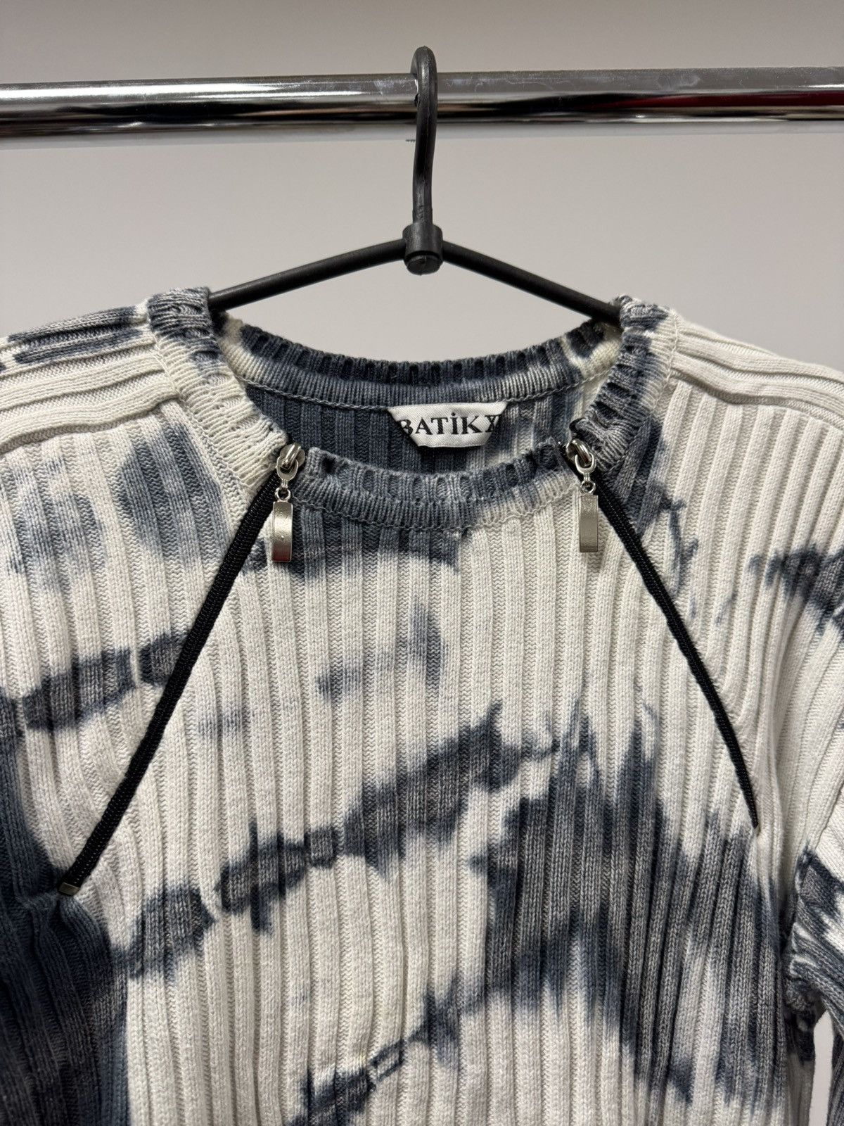 Japanese Brand × Vintage Vintage Avant Garde Sweater Y2K Striped Knitted Size US M / EU 48-50 / 2 - 3 Thumbnail