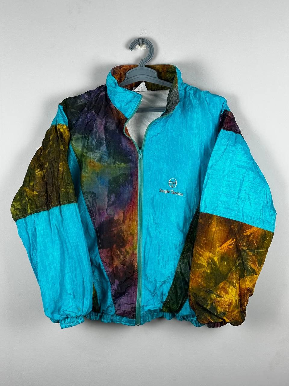 Sergio Tacchini 90s Sergio Tacchini Sports Nylon Jacket Retro Size US M / EU 48-50 / 2 - 1 Thumbnail