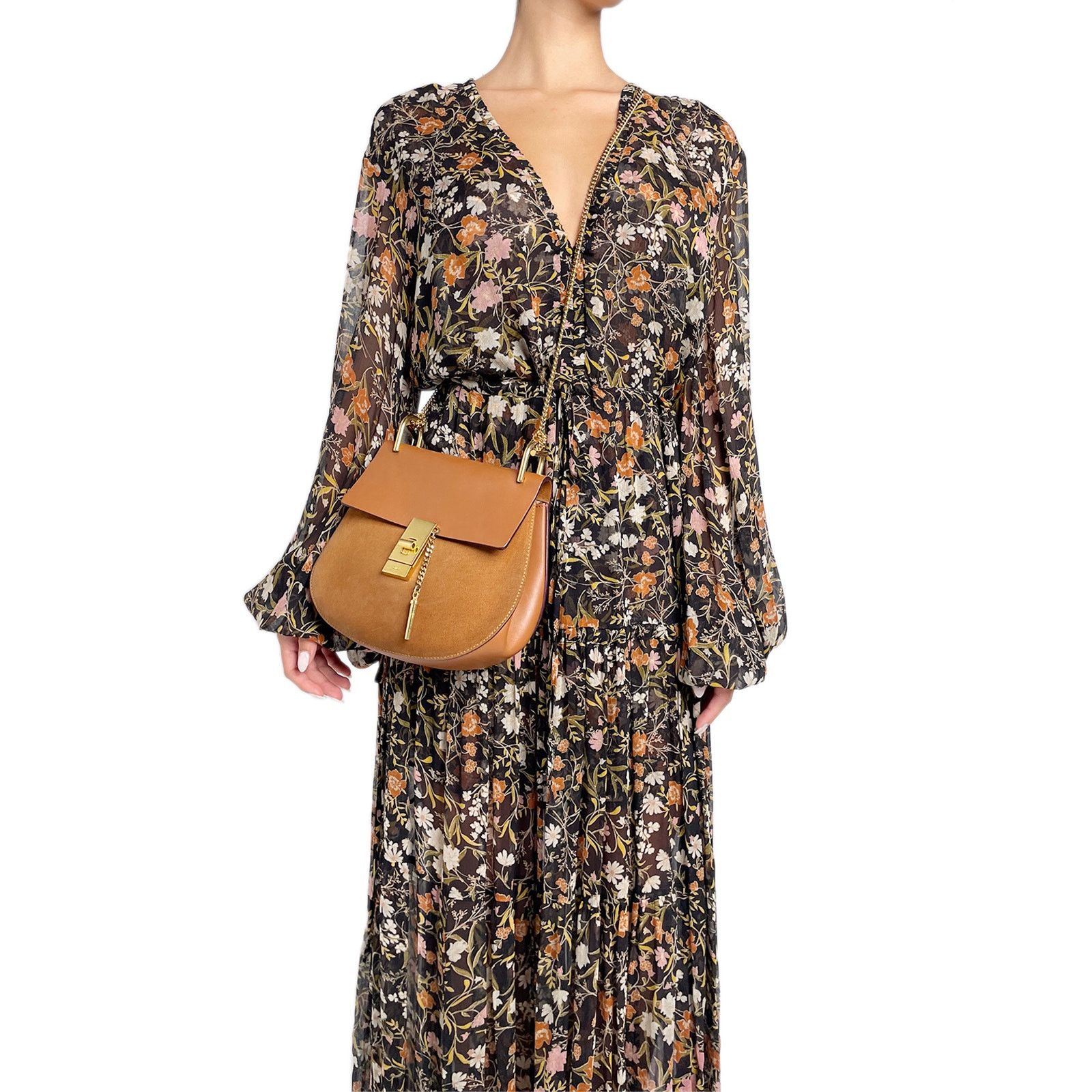 Chloe Tan Drew Small Bag Size ONE SIZE - 3 Thumbnail