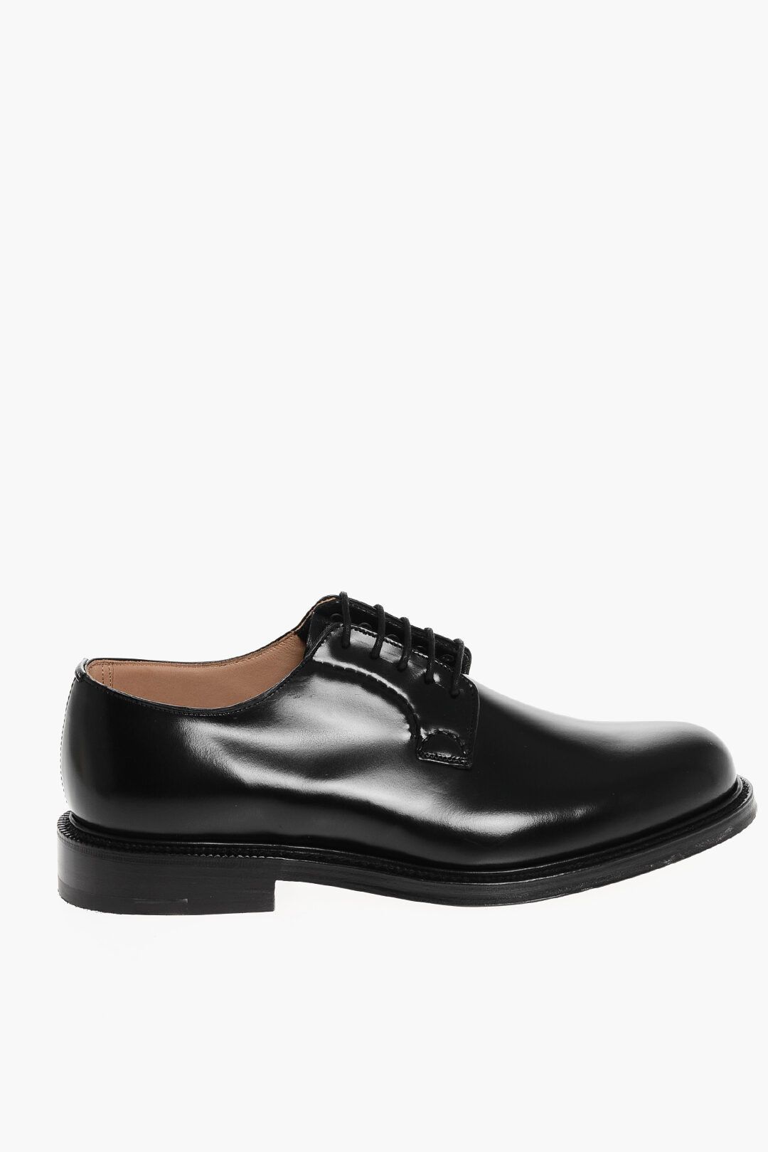 og1mm0325 Leather Derby Shoes in Black