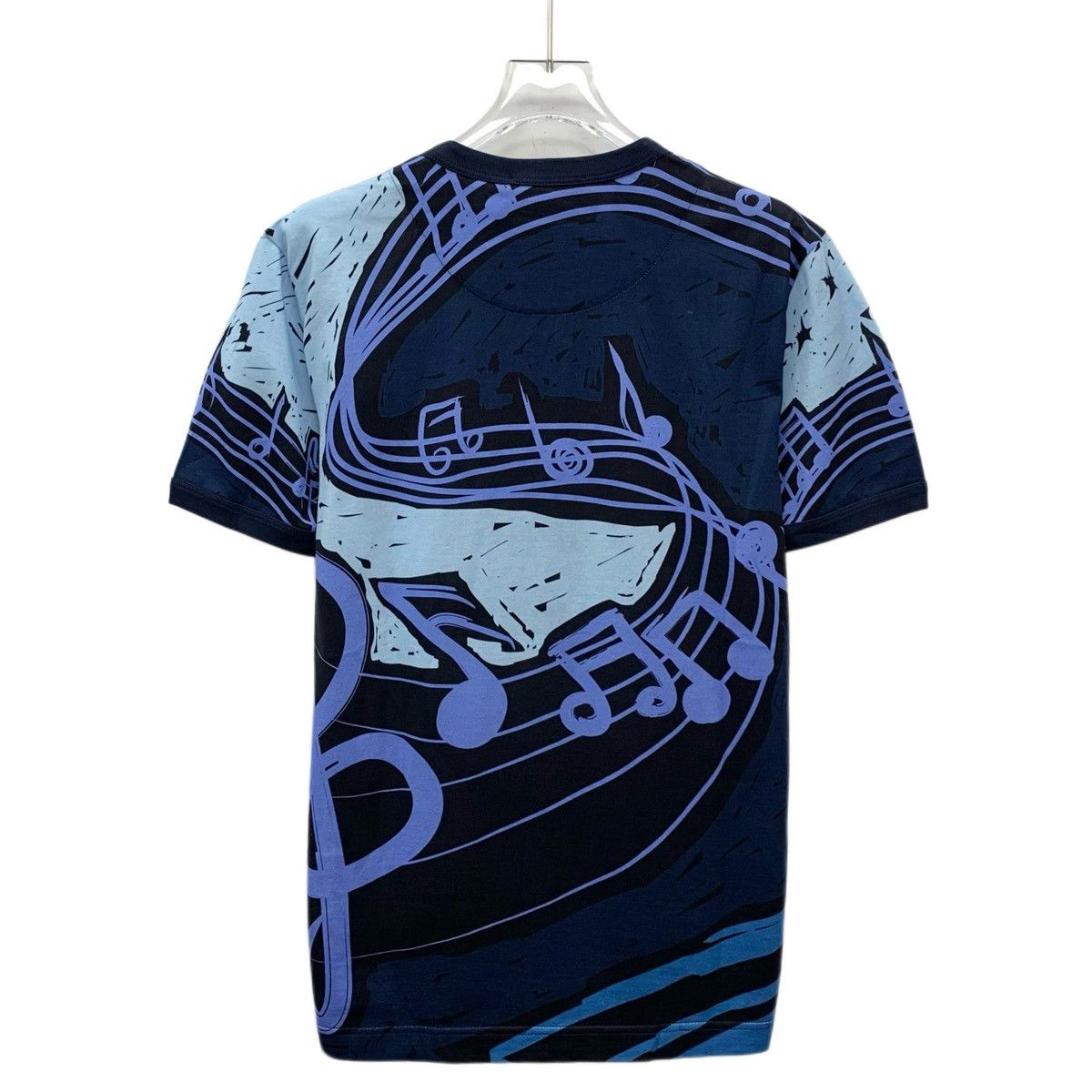 Dolce & Gabbana Dolce & Gabbana Music Note Print Short Sleeve T-Shirt K26WX Size US XS / EU 42 / 0 - 2 Thumbnail