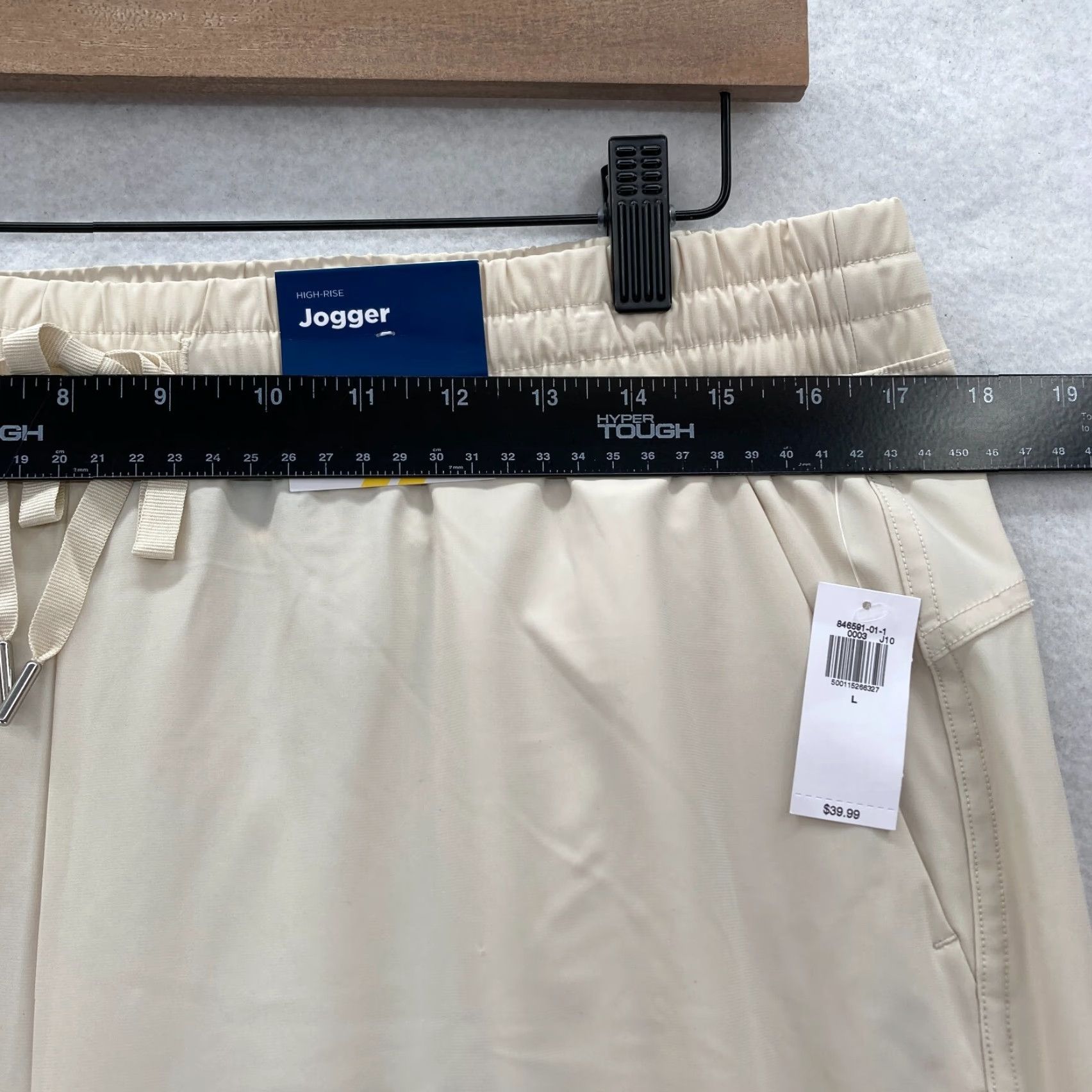 Old Navy Old Navy Active Joggers Women’s Large Beige Stretch High Rise Quick Dry Casual Size 24" / US 00 / IT 34 - 6 Thumbnail