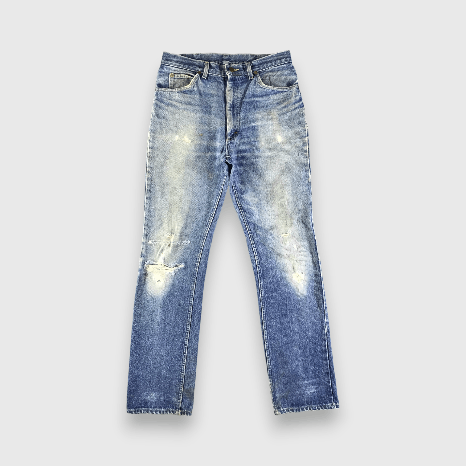 Lee Vintage Blue Wash Lee Jeans-J4144 Size US 33 - 1 Thumbnail
