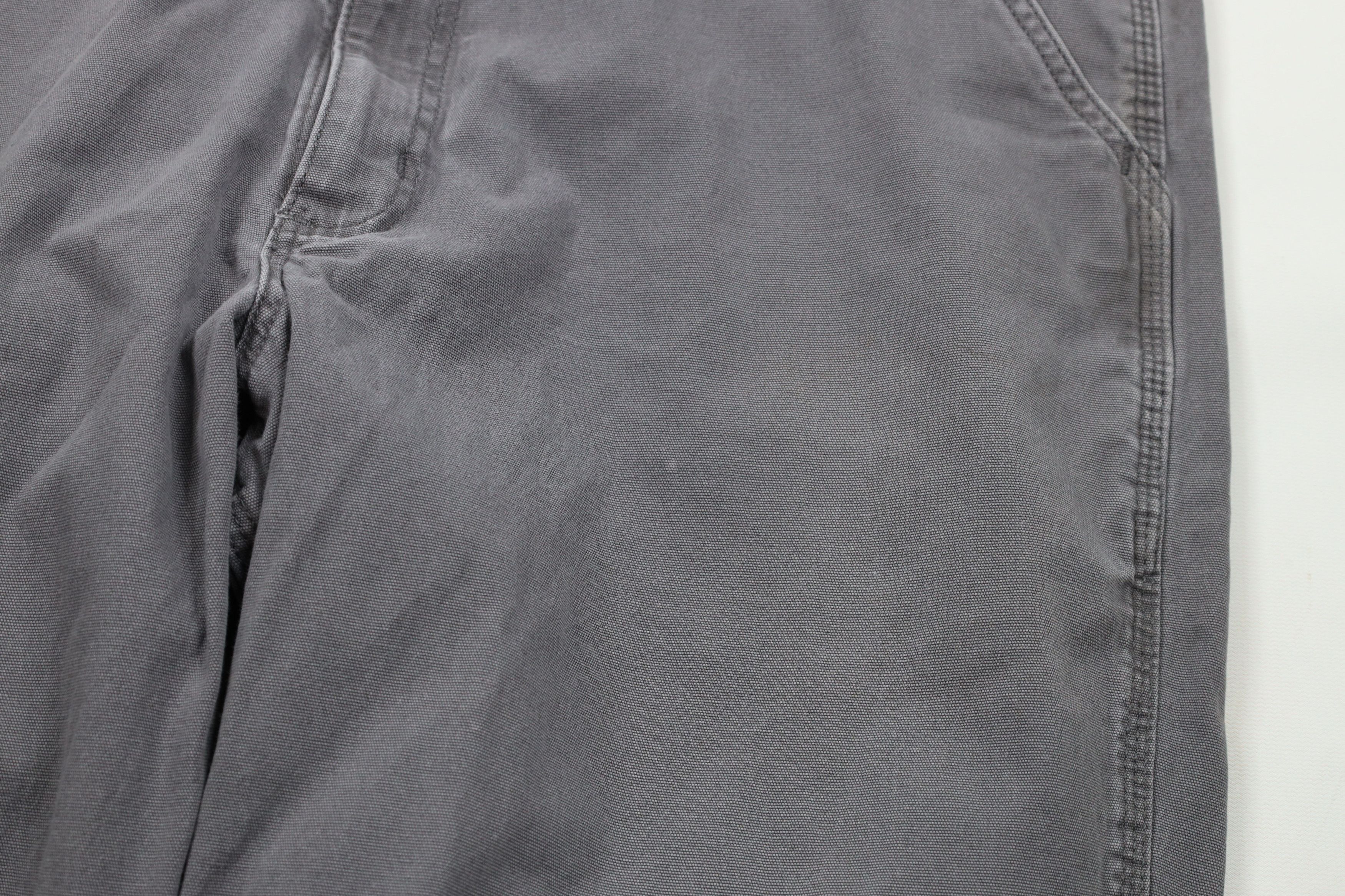 Carhartt × Vintage Vintage Carhartt Relaxed Fit Wide Leg Dungaree Pants Gray Size US 40 / EU 56 - 7 Thumbnail