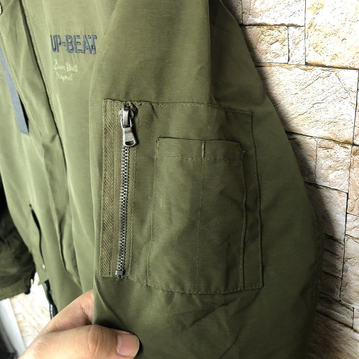 Japanese Brand × Vintage JCB Up-Belt Green Parkas Hoodie #A470 Size US S / EU 44-46 / 1 - 12 Thumbnail