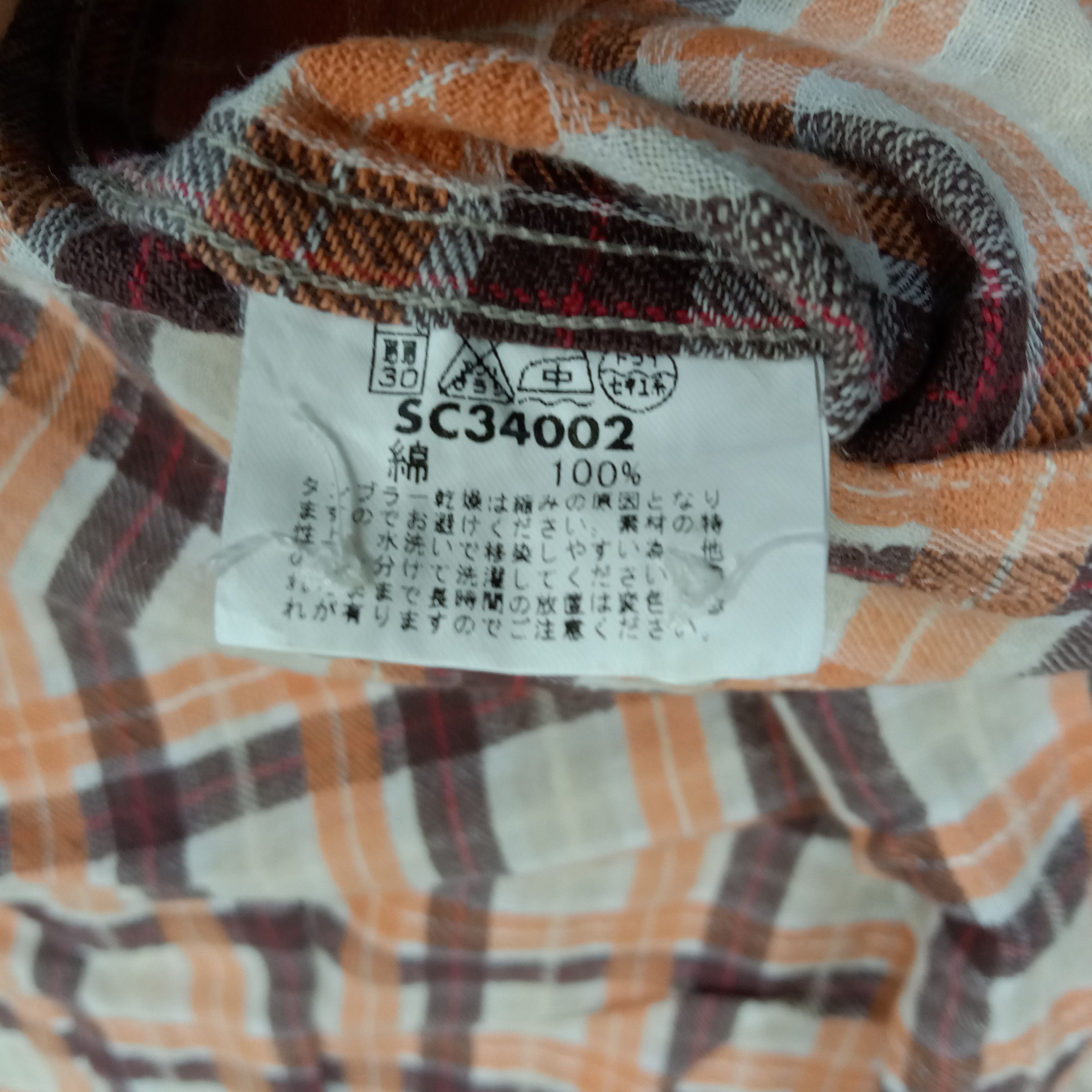 Japanese Brand × Sugar Cane × Vintage Sugar Cane Japanese Brand Tartan Shirt Size US M / EU 48-50 / 2 - 7 Thumbnail