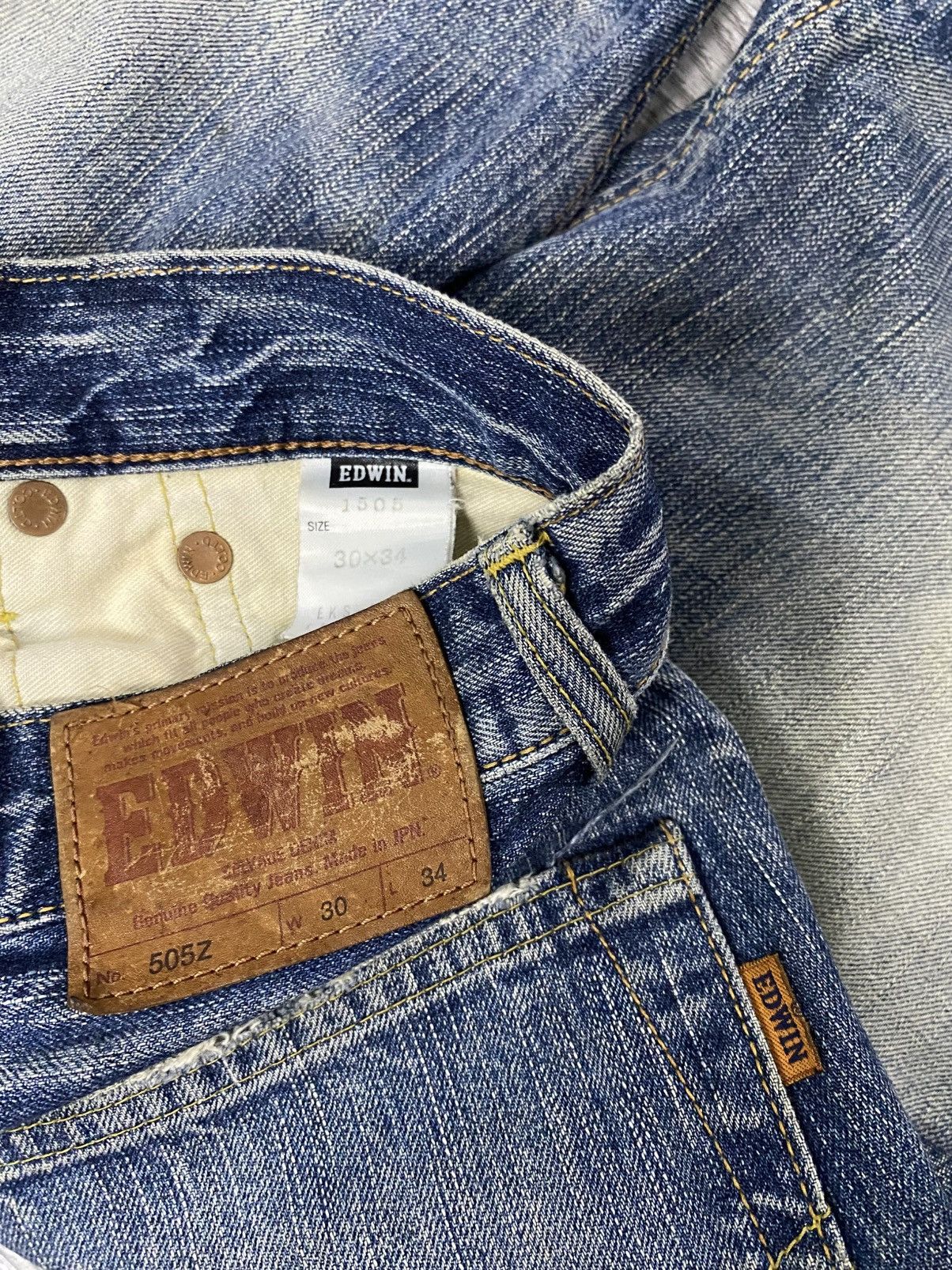 Edwin EDWIN 505 SELVEDGE DENIM Size US 30 / EU 46 - 2 Thumbnail