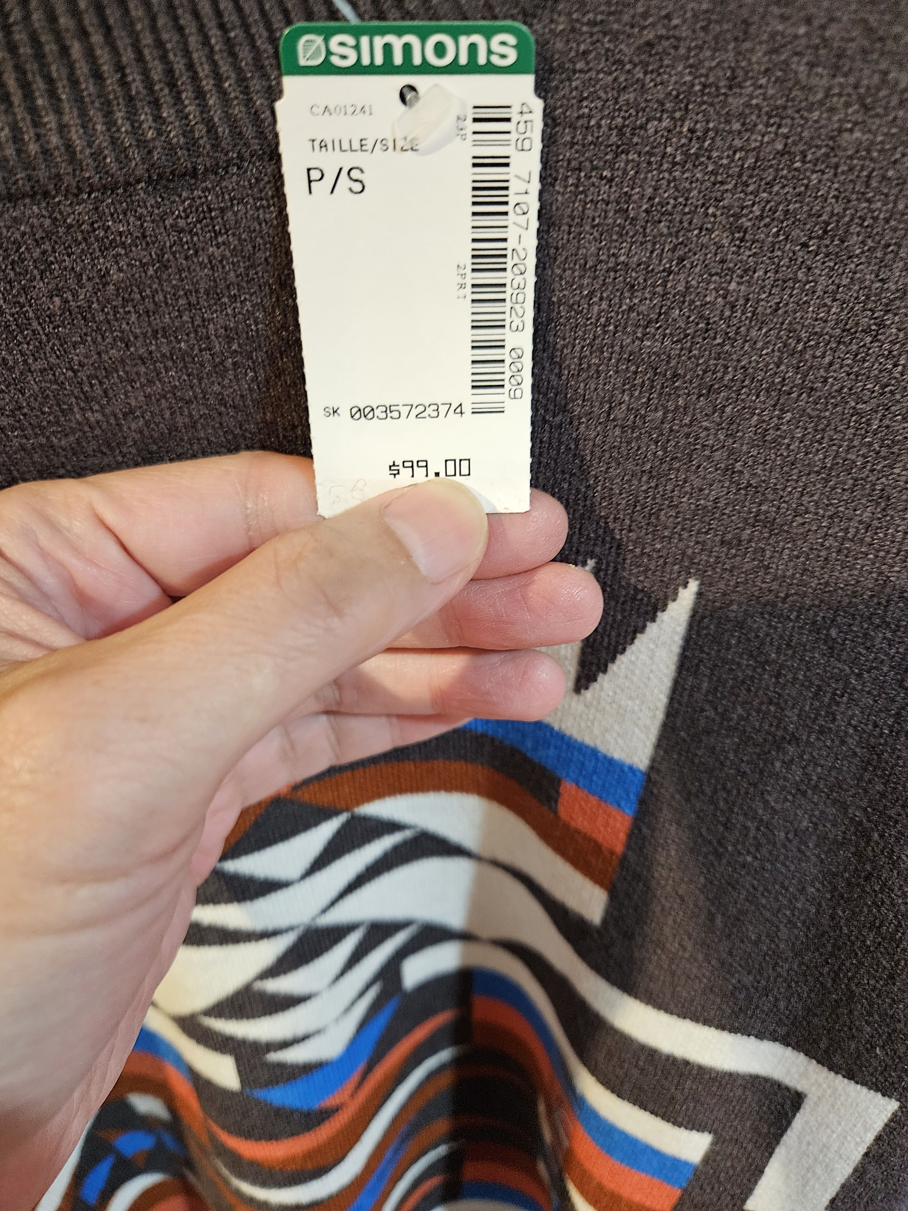 Simons DJAB Graphic Jacquard Sweater Size US S / EU 44-46 / 1 - 10 Thumbnail