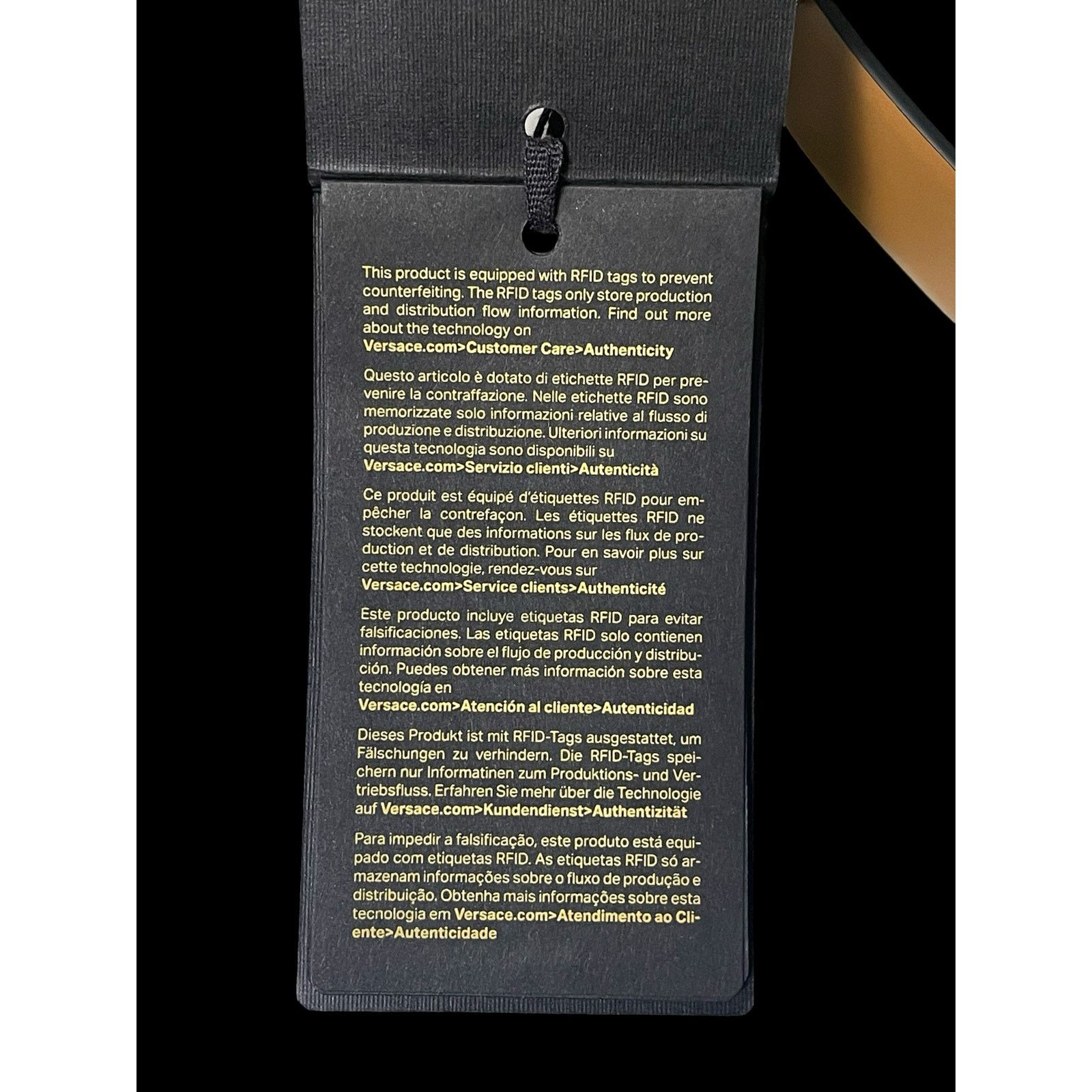 Versace Authentic Versace Virtus Brown Women Belt Size 0 (18''-22'') Size ONE SIZE - 9 Thumbnail