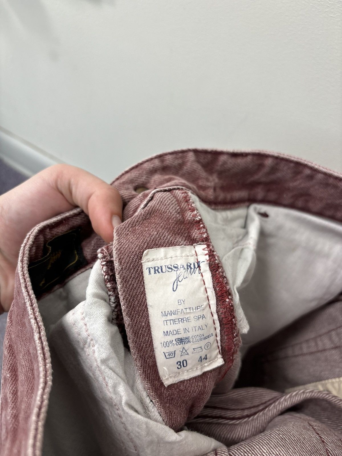 Trussardi Vintage Trussardi Women’s Italian Luxury Denim Tapered Jeans Size 30" / US 8 / IT 44 - 11 Thumbnail