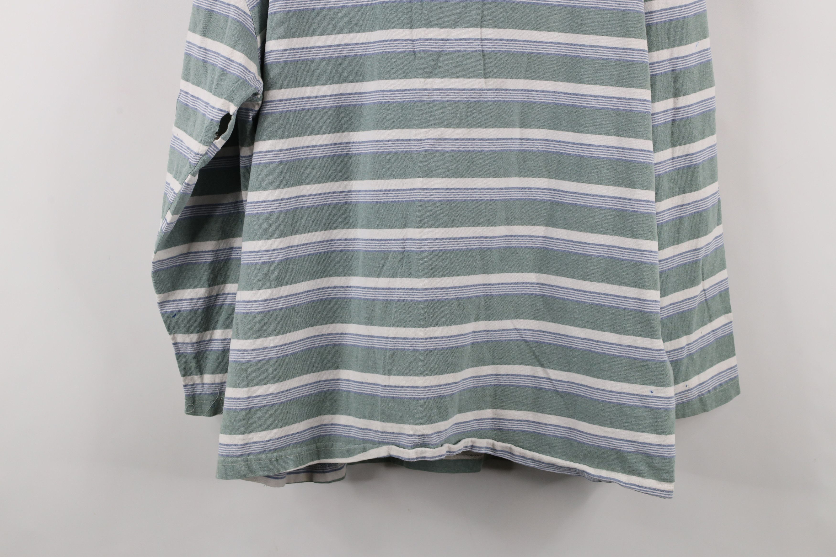Vintage Vintage 90s Streetwear Long Sleeve Henley T-Shirt USA Size US XL / EU 56 / 4 - 16 Thumbnail