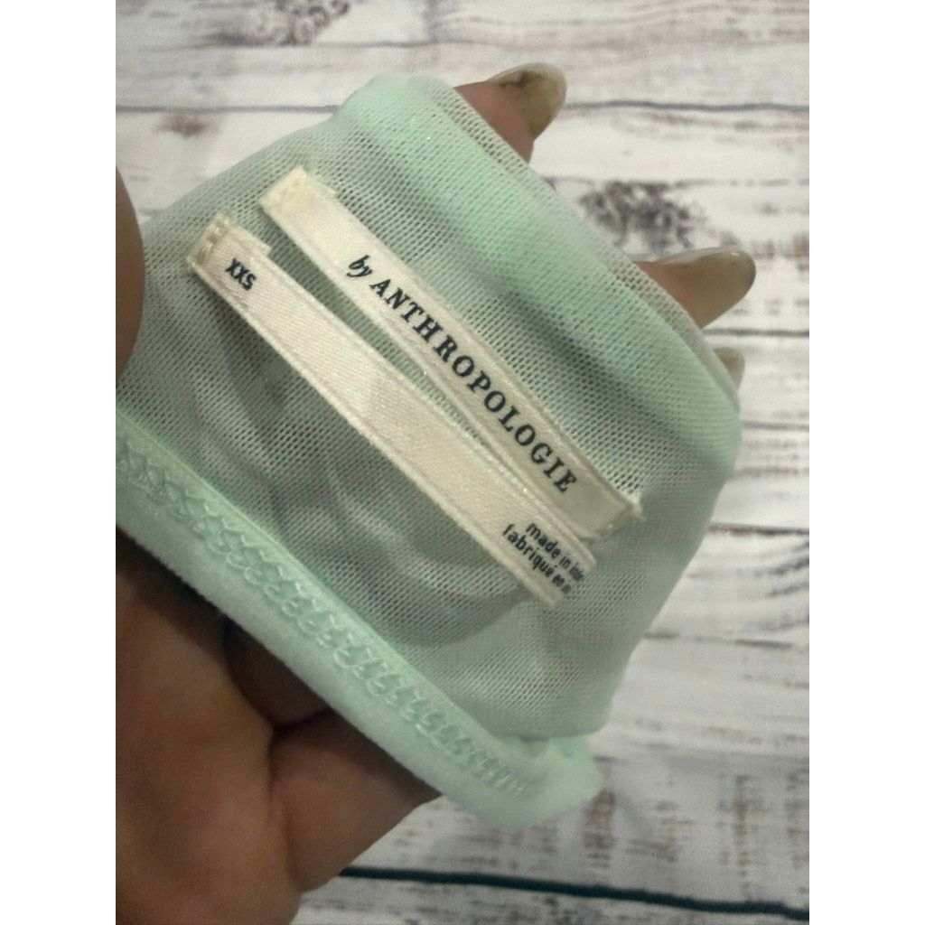 Anthropologie Anthropologie Mint Sheer Mesh Bralette XXS Adjustable Strap Size ONE SIZE - 3 Thumbnail