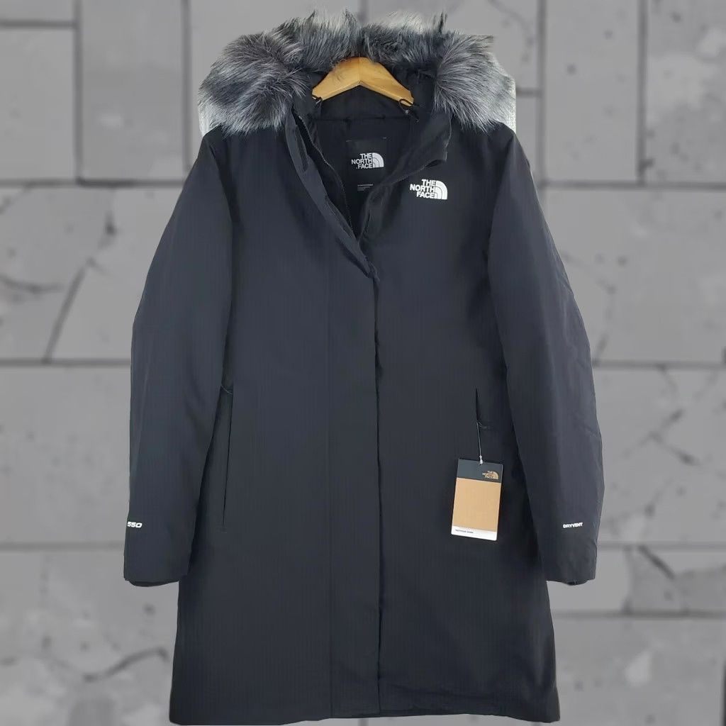 The North Face VINTAGE The North Face Arctic Parka Womens XL Black 550 Down Waterproof Windproof Hyvent 550 Down Filled Parka Snow Winter Size XL / US 12-14 / IT 48-50 - 1 Thumbnail