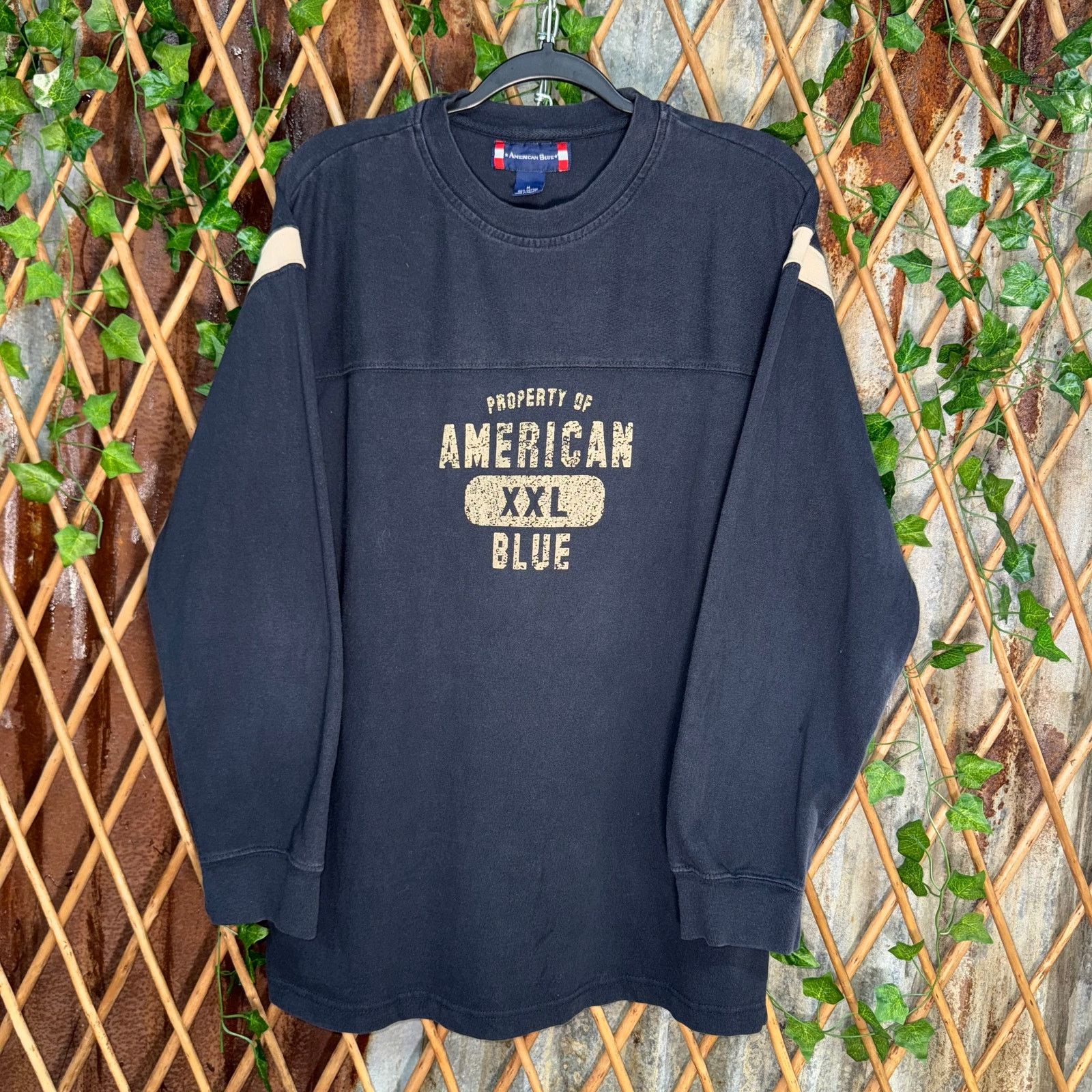 Vintage vintage y2k property of american blue 2000s era LS t-shirt Size US M / EU 48-50 / 2 - 1 Thumbnail