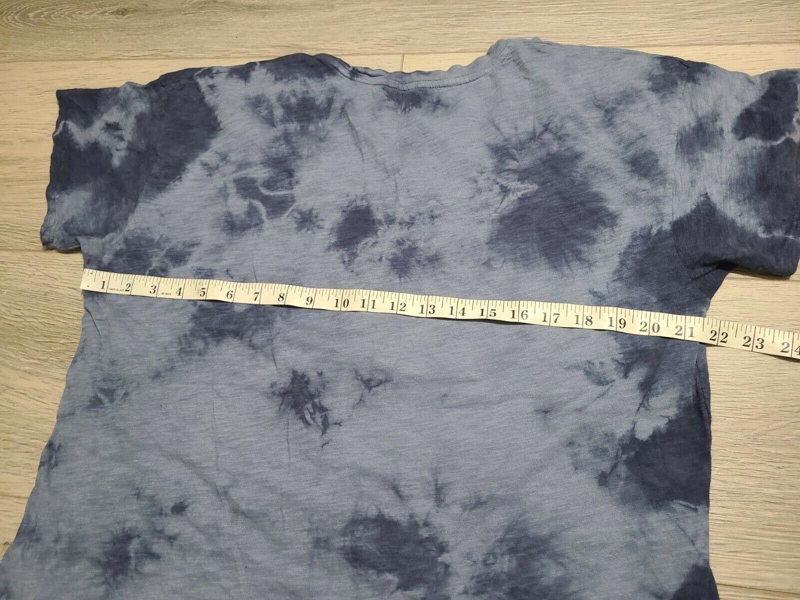 Designer Knit Riot Aerosmith T Shirt Small Blue Tie Dye Band tee Size S / US 4 / IT 40 - 5 Thumbnail