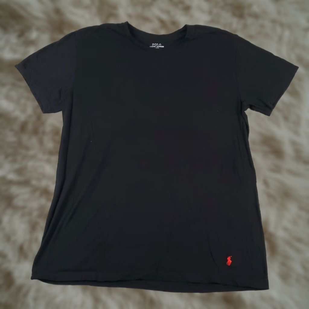 Ralph Lauren VINTAGE Ralph Lauren T Shirt Men Large Black Pony Crew Neck Short Sleeve Polo Logo Classic Sports American Mens L Black Ralph Lauren Shirt Size US L / EU 52-54 / 3 - 1 Thumbnail