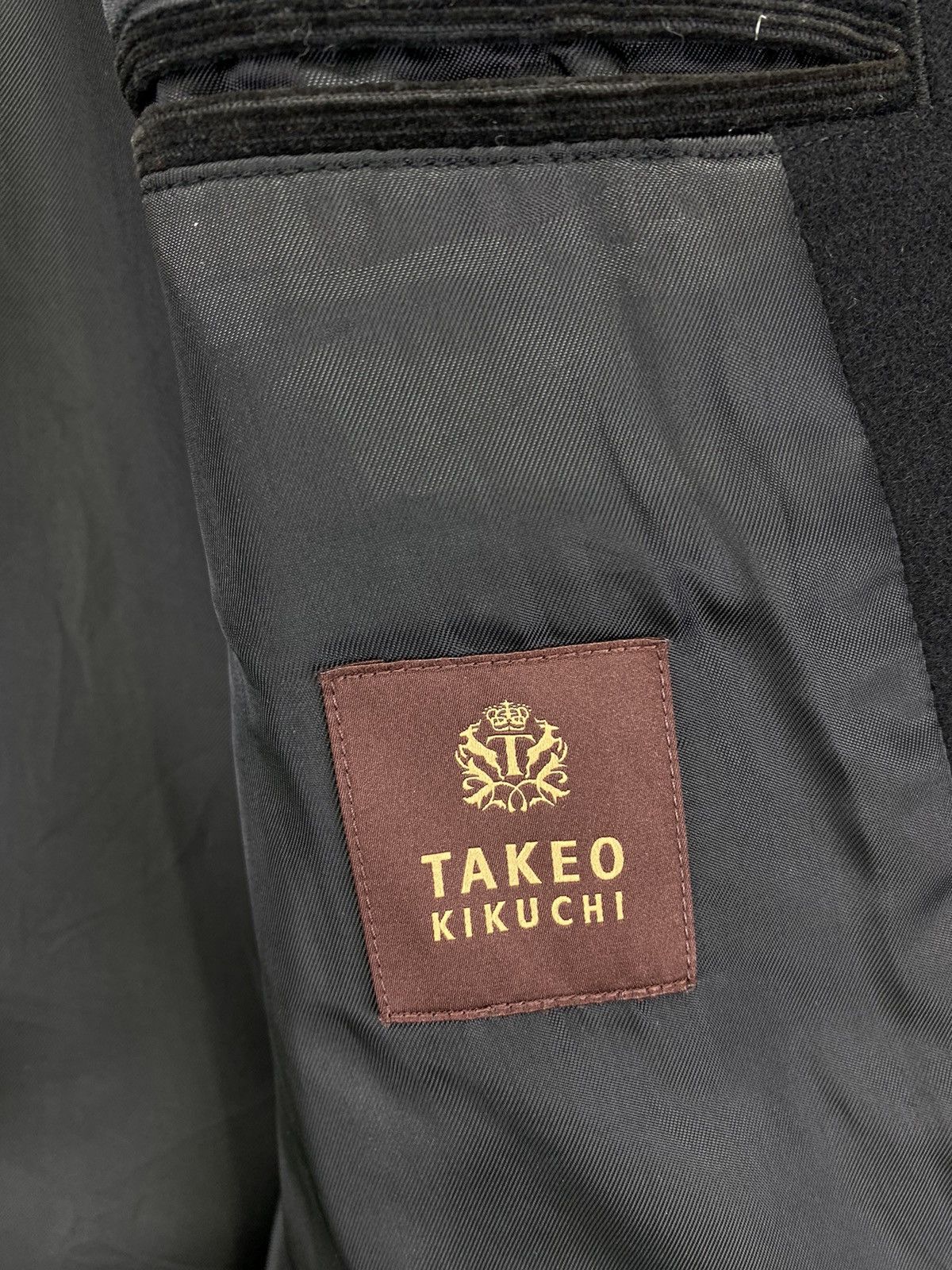 Takeo Kikuchi Vintage Takeo Kikuchi Wool Coat Jacket Size M / US 6-8 / IT 42-44 - 7 Thumbnail