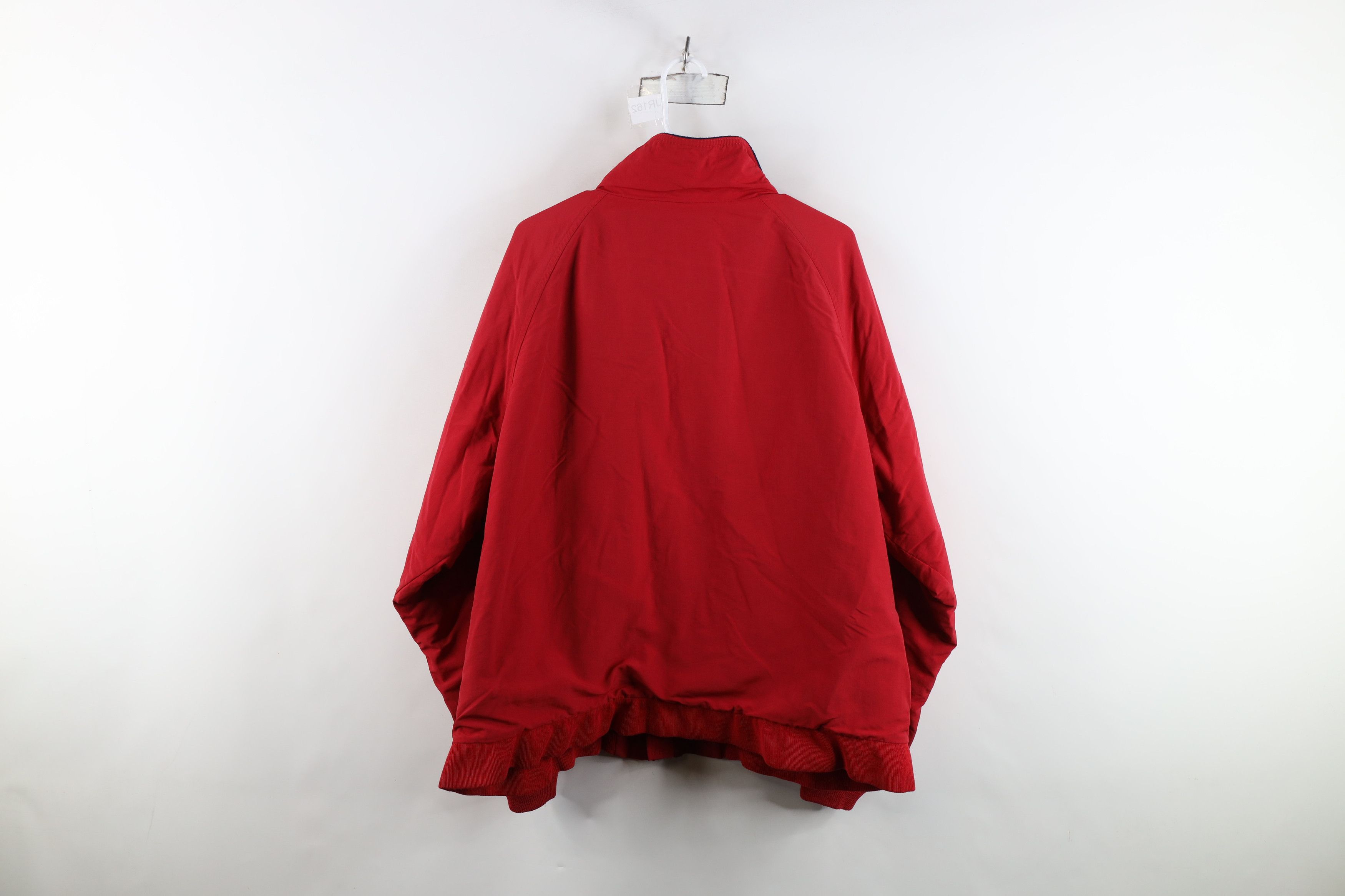 Lands' End Vintage 90s Lands End Fleece Lined Squall Jacket Red USA Size US XL / EU 56 / 4 - 15 Thumbnail