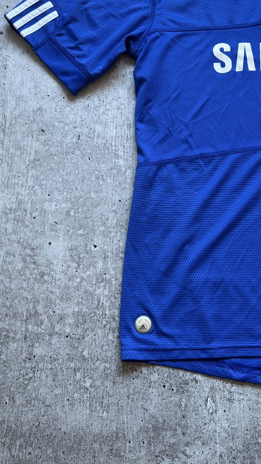 Adidas 2009/10 Adidas Chelsea FC Vintage Home Soccer Jersey Size US L / EU 52-54 / 3 - 4 Thumbnail