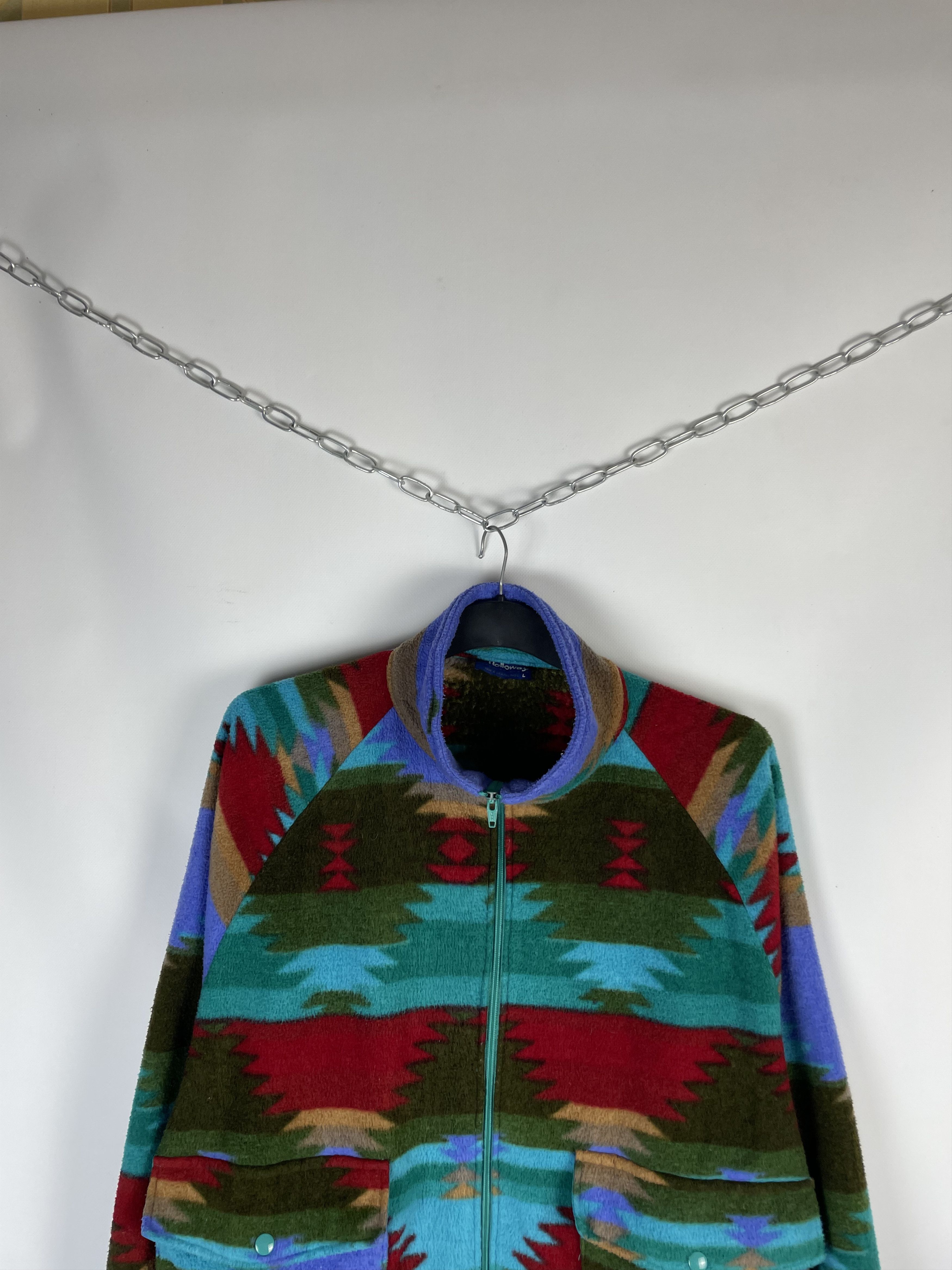 Vintage Vintage USA Fleece Sherpa Jacket 90s Size US L / EU 52-54 / 3 - 3 Thumbnail
