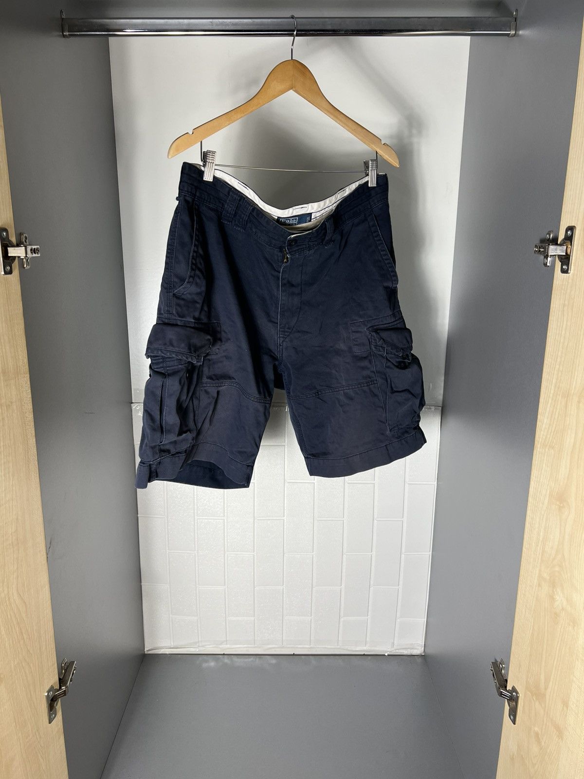 Polo Ralph Lauren VERY RARE POLO RALPH LAUREN MULTIPOCKET CARGO SHORTS 90s Y2K Size US 36 / EU 52 - 3 Thumbnail