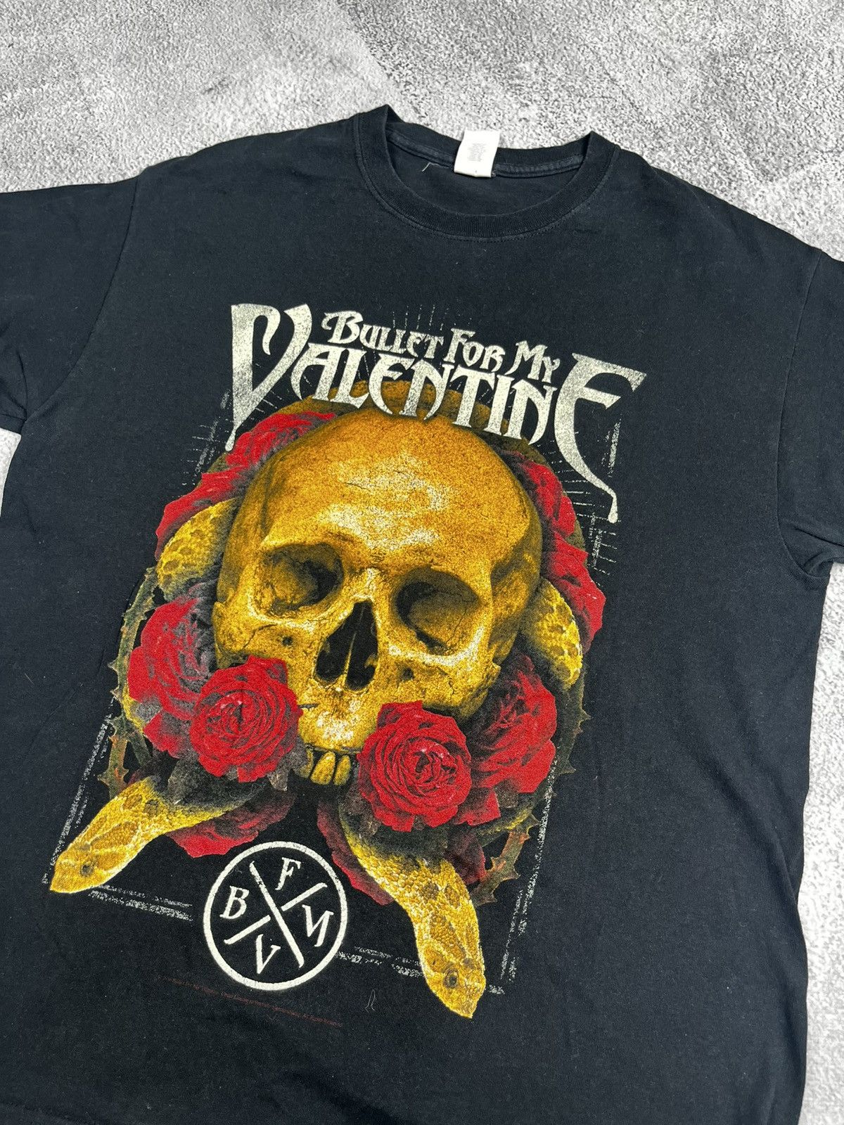 Band Tees Gildan Bullet for My Valentine Skull Vintage Rock Rocker Size US L / EU 52-54 / 3 - 2 Thumbnail