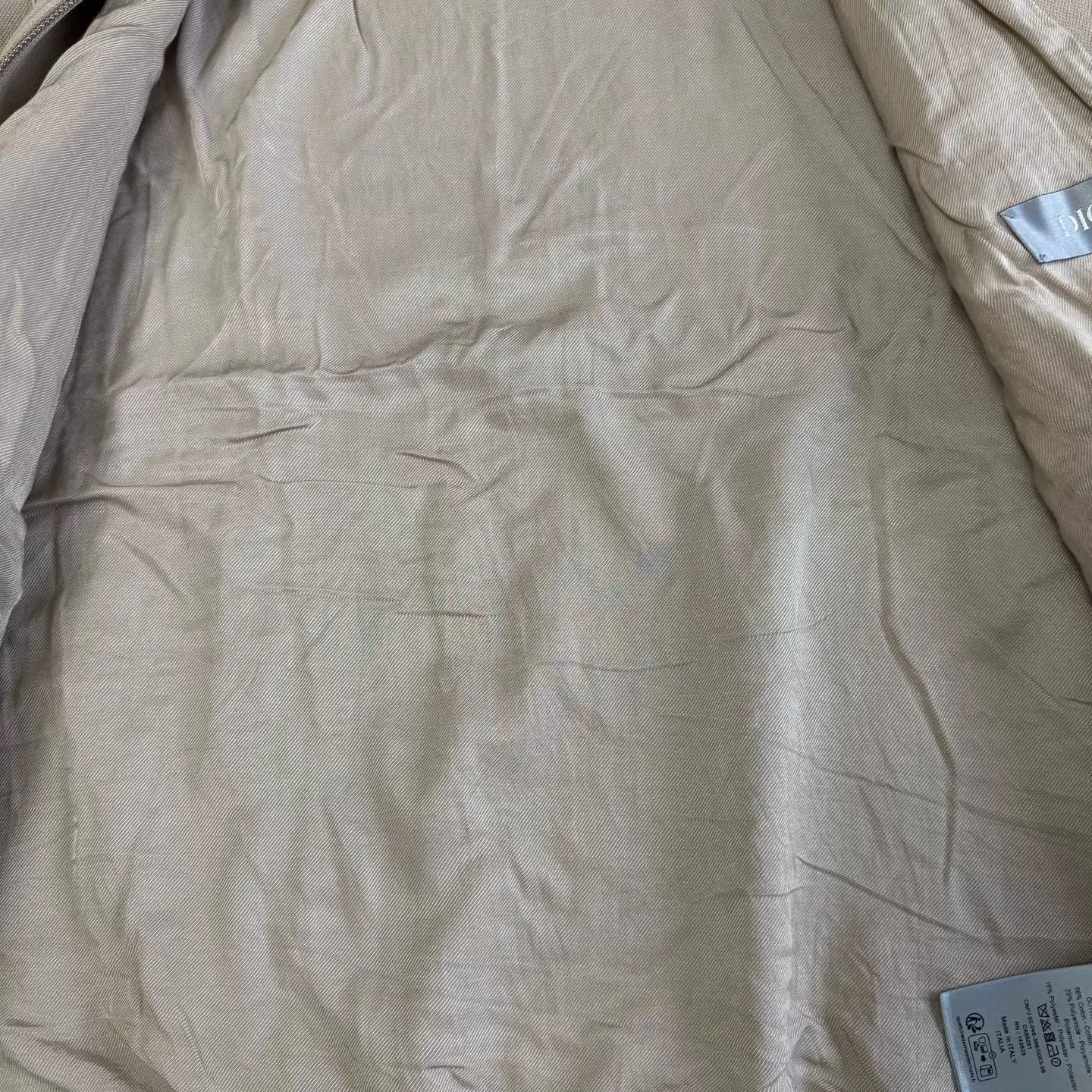 Dior DIOR SS25 Men's Cotton Oblique Khaki Jacket 3XL 98 New Size US XXL / EU 58 / 5 - 6 Thumbnail