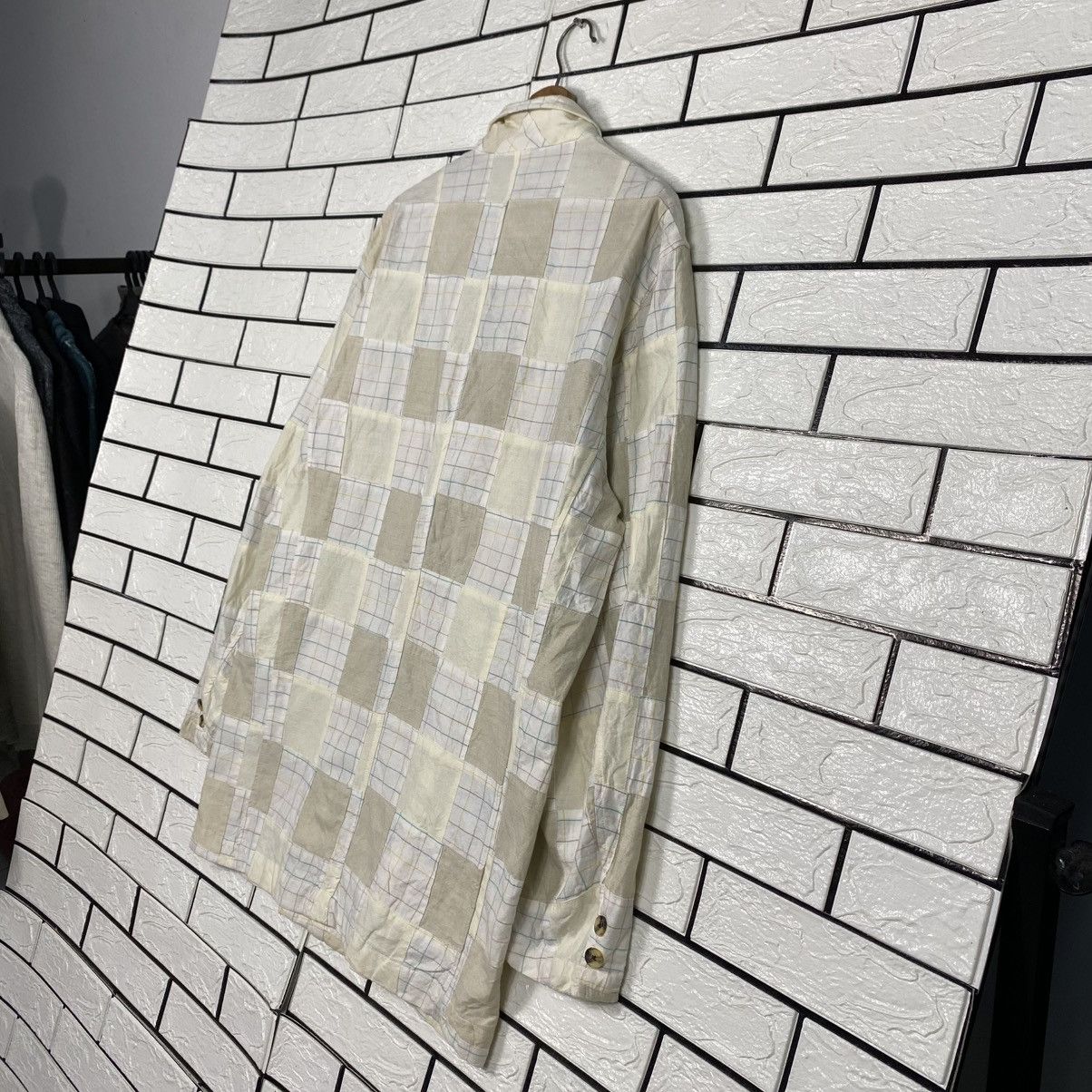 Japanese Brand 📌Vintage Chore Jacket RuffHewn Tartan Patchwork Issey Miyake Size US L / EU 52-54 / 3 - 11 Thumbnail