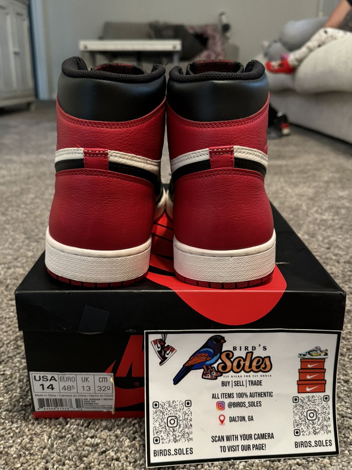 Jordan Brand Jordan 1 bred toe size 14 Size US 14 / EU 47 - 4 Thumbnail