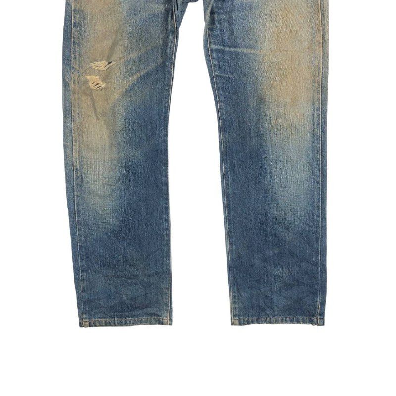 Edwin × Vintage Vintage Edwin Extra Extreme 403 Mudwash Distressed Denim Size US 34 / EU 50 - 3 Thumbnail