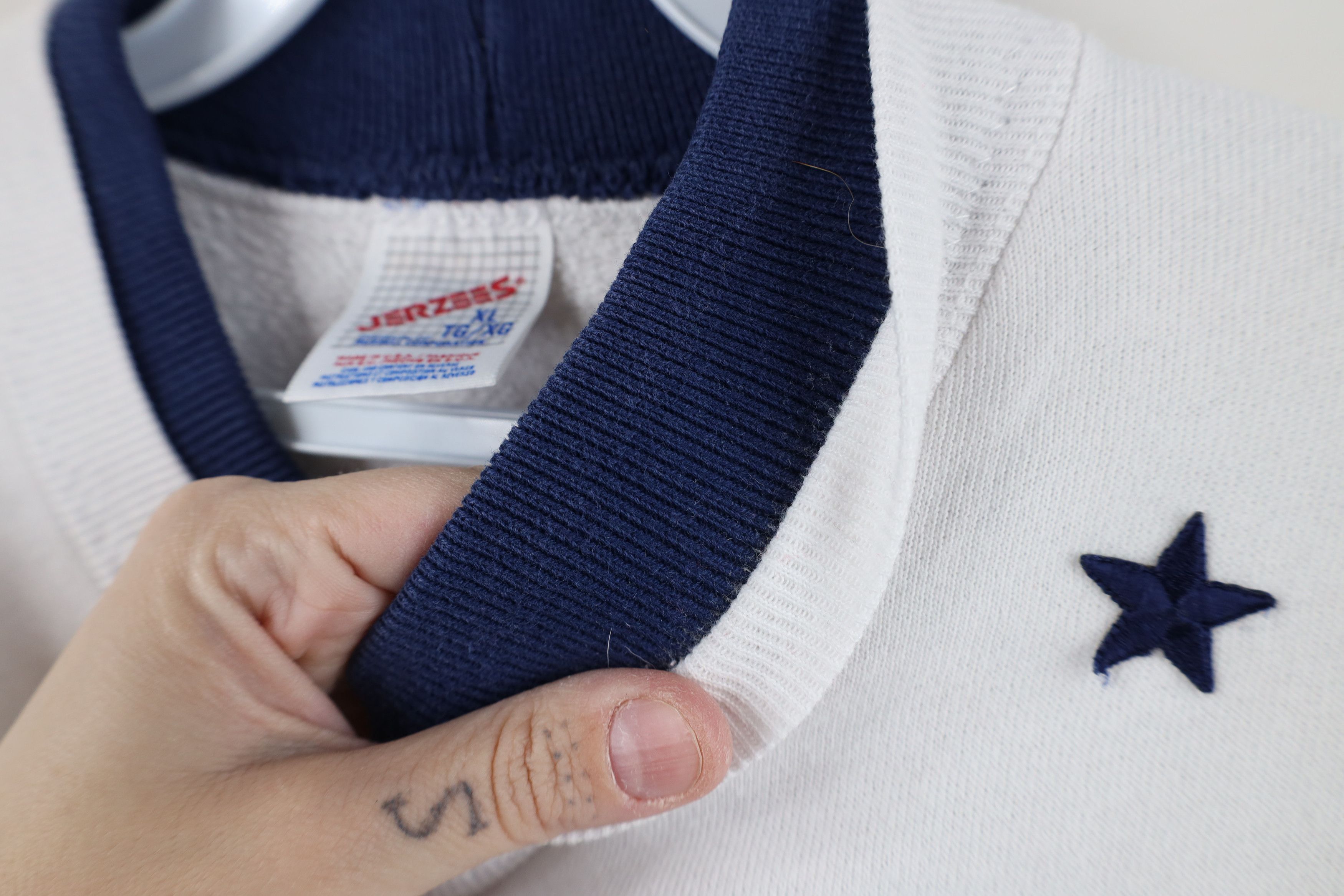 Vintage Vintage 90s Streetwear Boat Anchor Sweatshirt White USA Size XL / US 12-14 / IT 48-50 - 11 Thumbnail