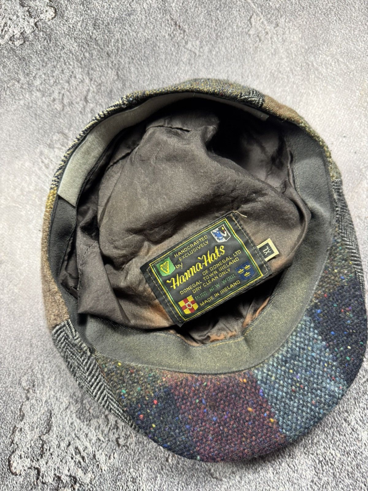 Other Hanna Hats of Donegal Patchwork Flat Cap Size ONE SIZE - 3 Thumbnail