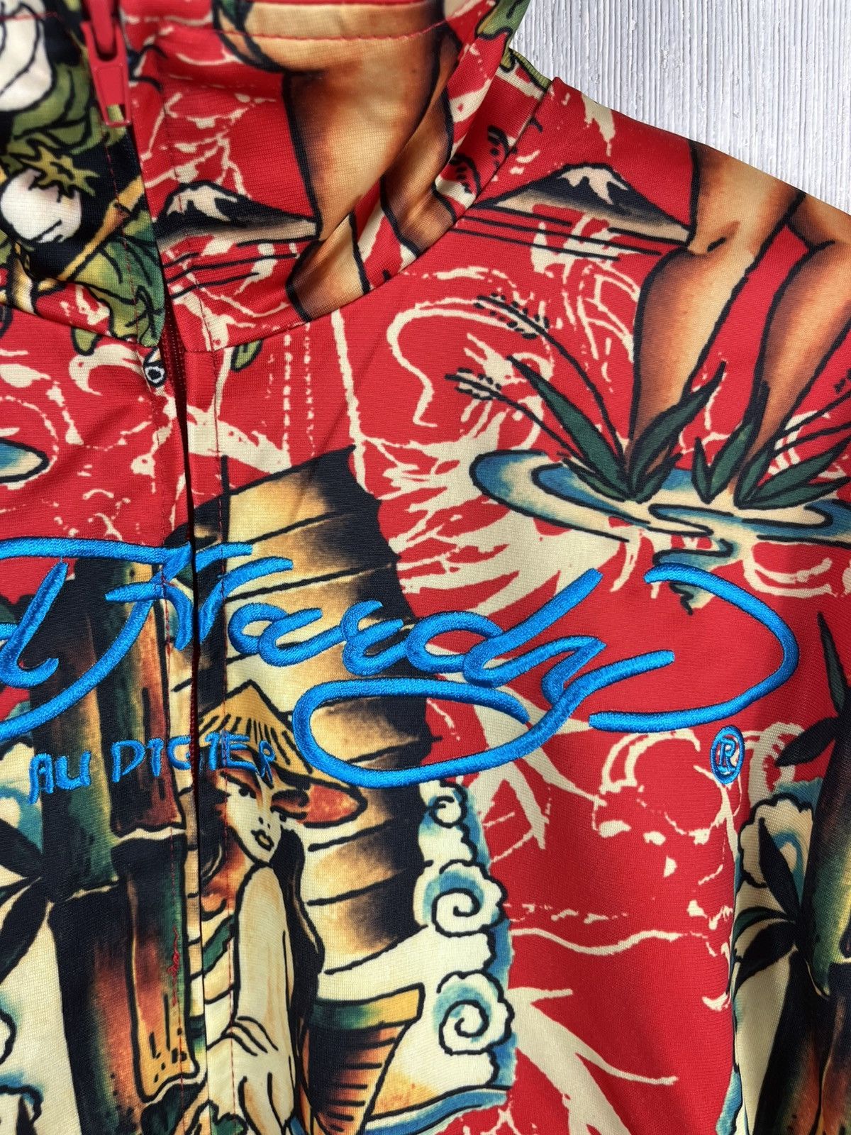 Ed Hardy Vintage Ed Hardy Christian Audigier zip y2k hoodie sexy girl Size US M / EU 48-50 / 2 - 9 Thumbnail