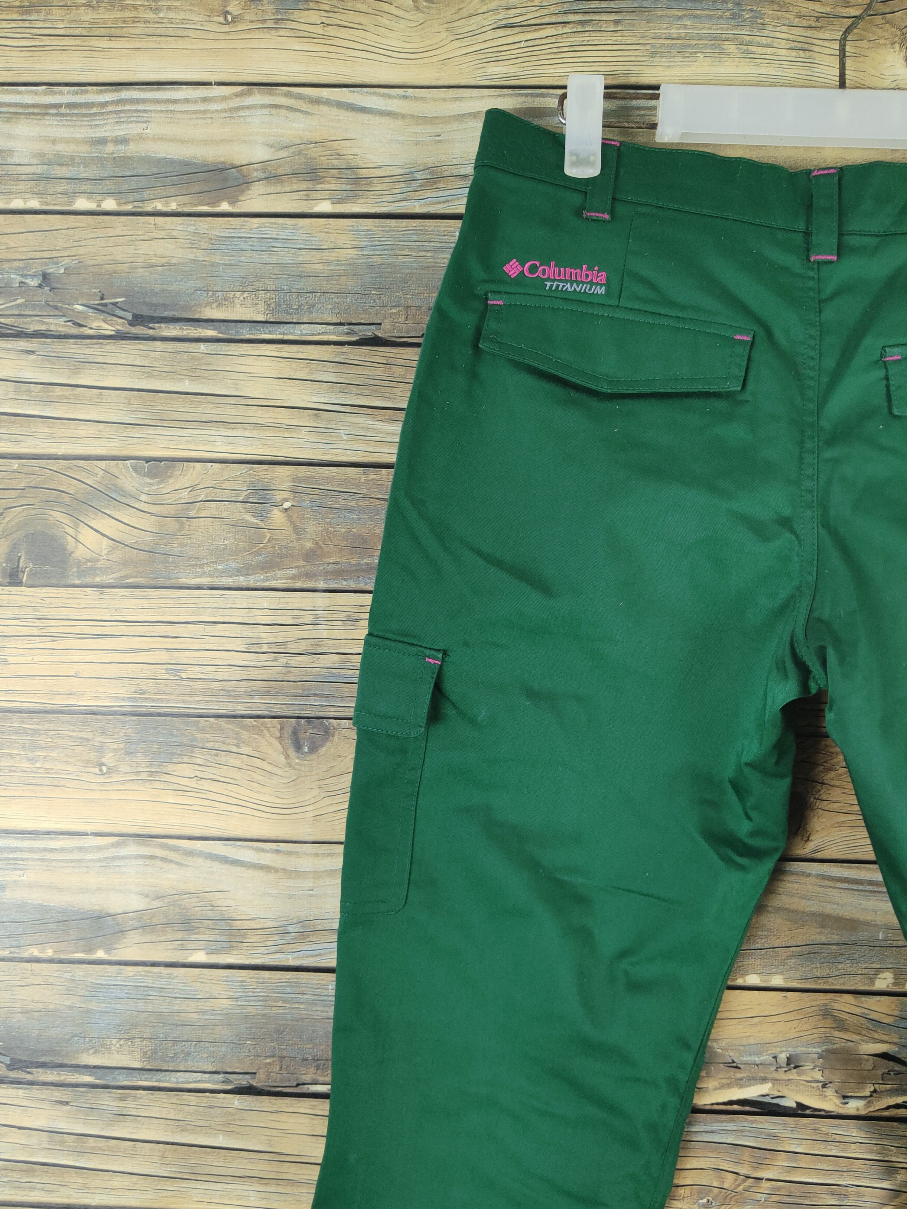 Columbia DL Columbia Green Multipocket Tactical Cargo Pants #728 Size 31" - 10 Thumbnail