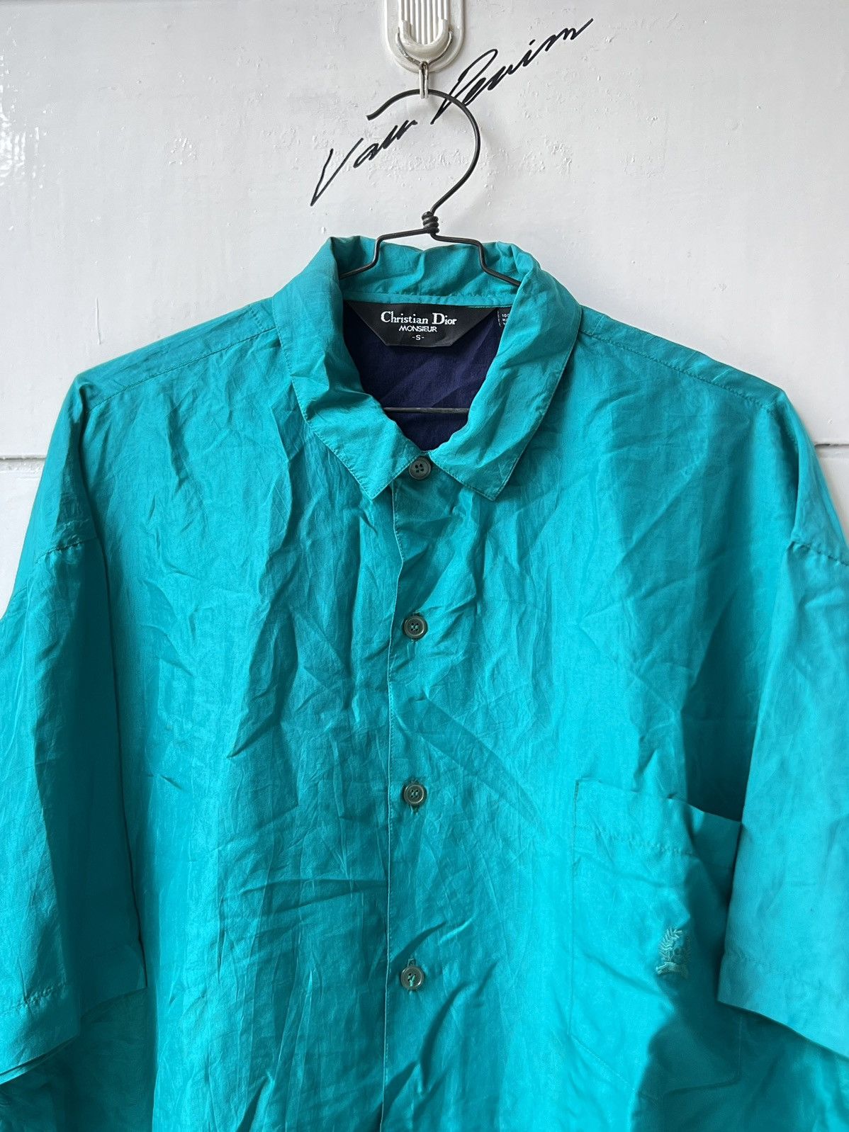 Christian Dior Monsieur Christian Dior Monsieur Green Shirt Size US L / EU 52-54 / 3 - 3 Thumbnail