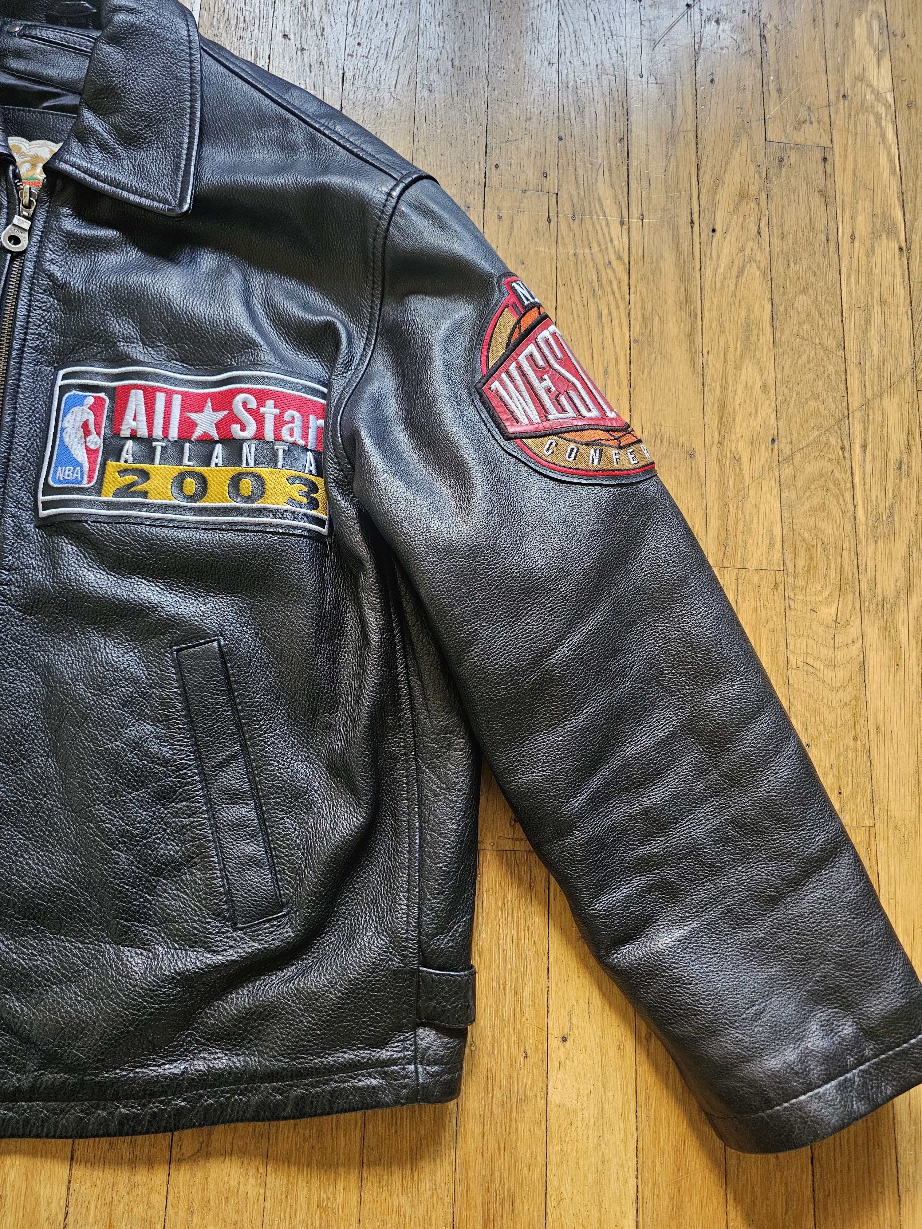 Jeff Hamilton × Vintage Jeff Hamilton 2003 NBA All Star Leather Jacket Size US L / EU 52-54 / 3 - 6 Thumbnail
