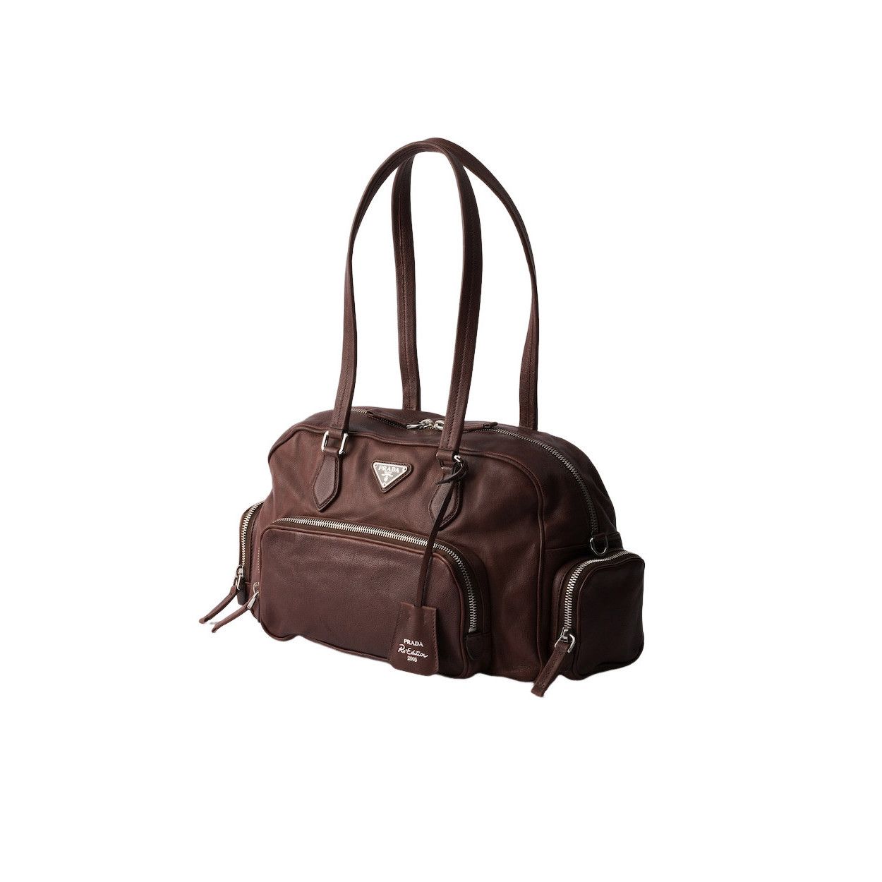 Prada PRADA $4800 Cocoa Brown Large Top Handle bag New & Authentic Size ONE SIZE - 2 Thumbnail