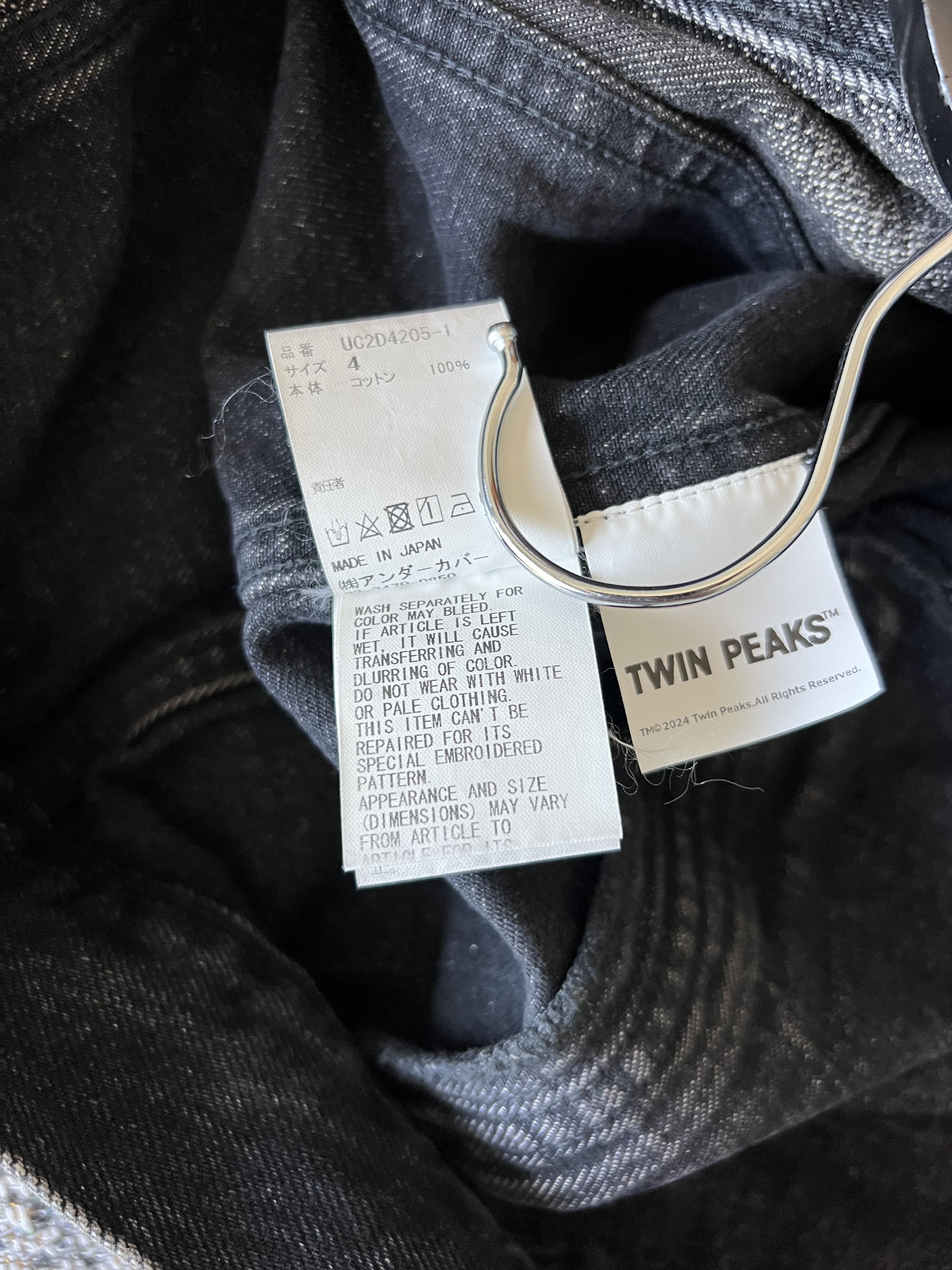 Undercover Undercover Twin Peaks Laura Palmer Denim Jacket in Black Size US XL / EU 56 / 4 - 10 Thumbnail