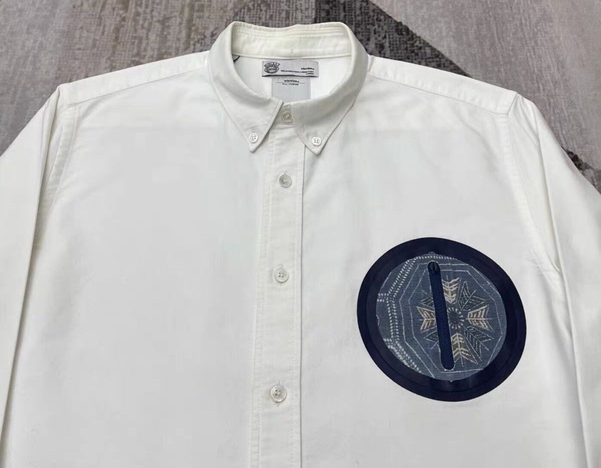 Visvim VISVIM 12SS Circle Oxford Shirt J16 Size US XS / EU 42 / 0 - 2 Thumbnail