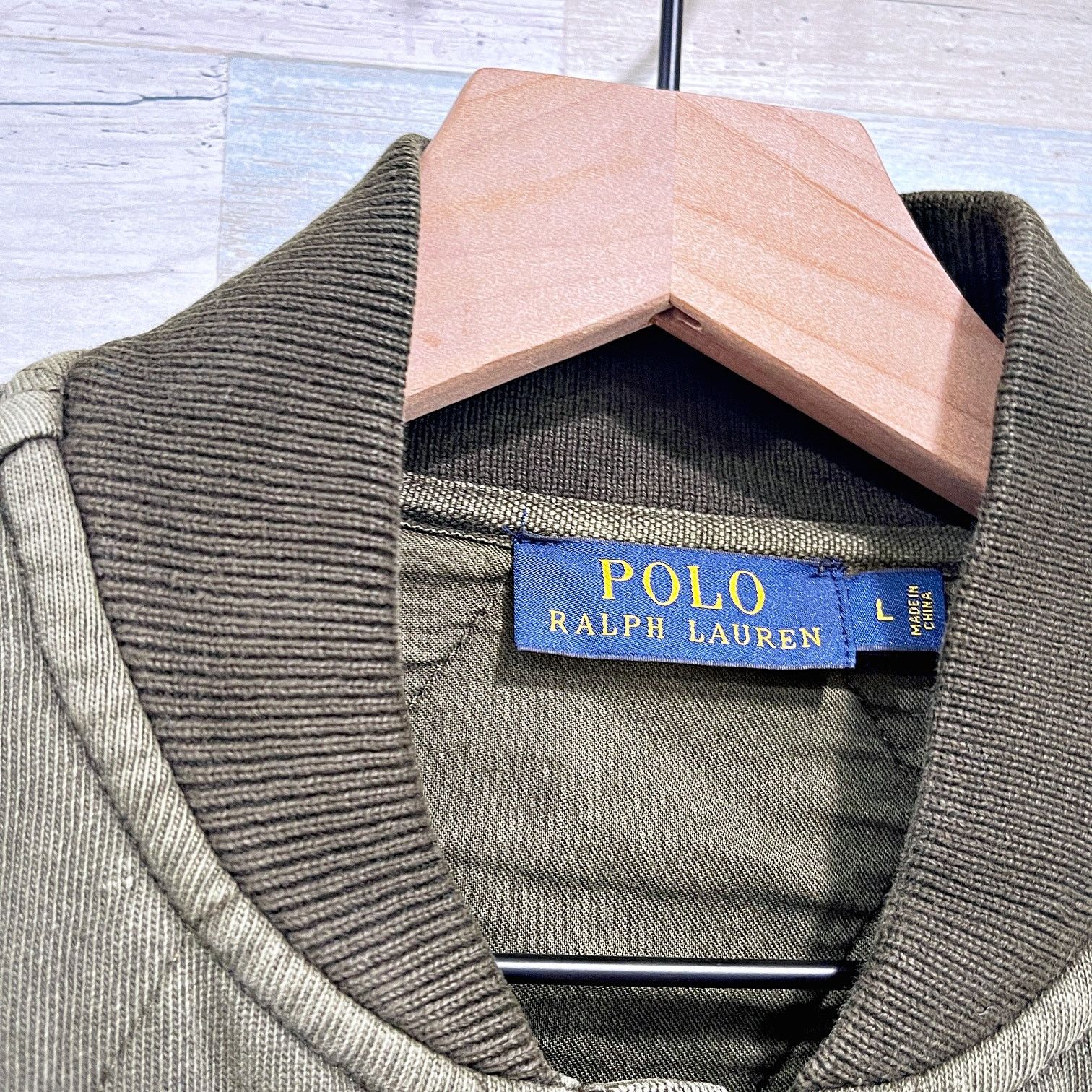 Polo Ralph Lauren POLO Ralph Lauren Quilt Flight Bomber Jacket Green Womens L Size L / US 10 / IT 46 - 8 Thumbnail