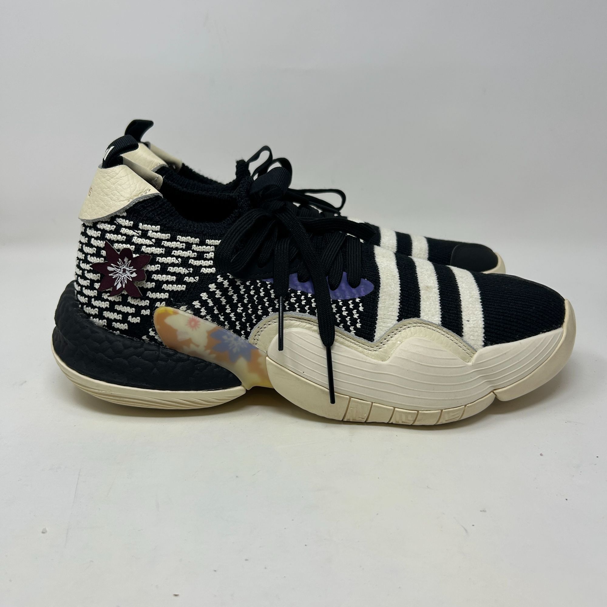Adidas Adidas Trae Young 2 'Flowers' Black Ivory BasketballIG2590 Size US 10.5 / EU 43-44 - 3 Thumbnail