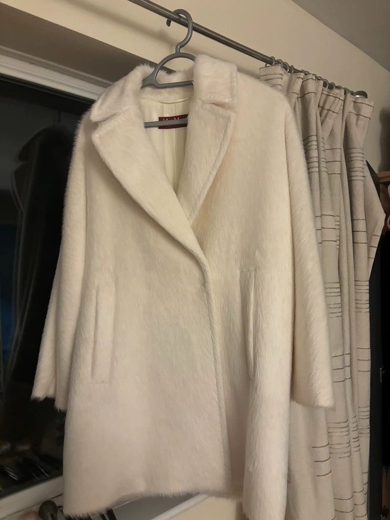 Other Max Mara White alpaca coat Size S / US 4 / IT 40 - 1 Thumbnail
